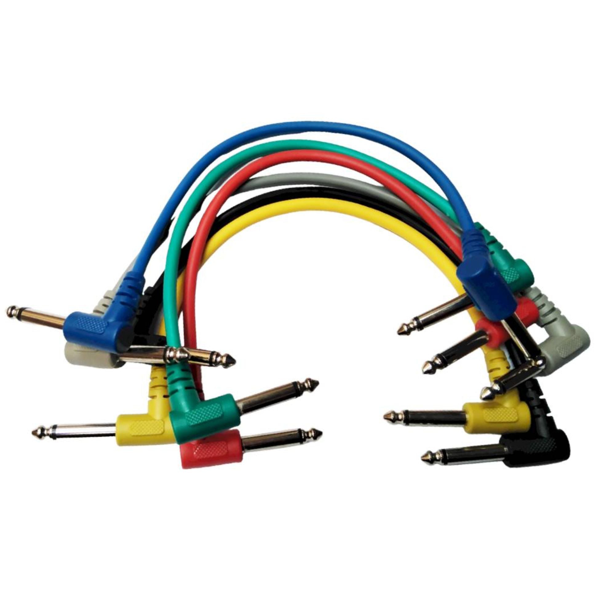 Cables Corto 20 cm 5 colores para efectos GCR CAB-EFEC