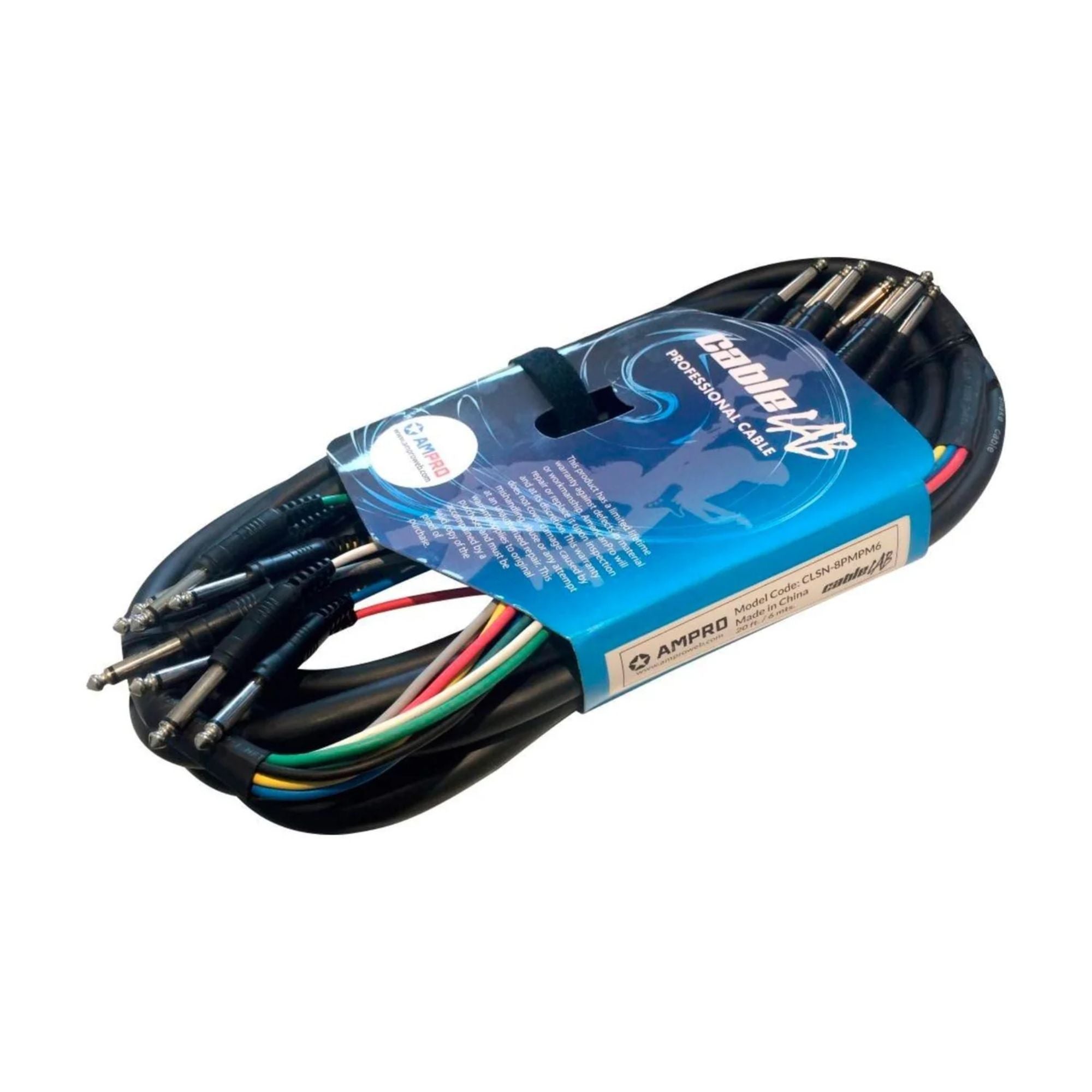 Cable Remota Plug 8 Canales 6 Mts. Stagelab CLSN-8PMPM6