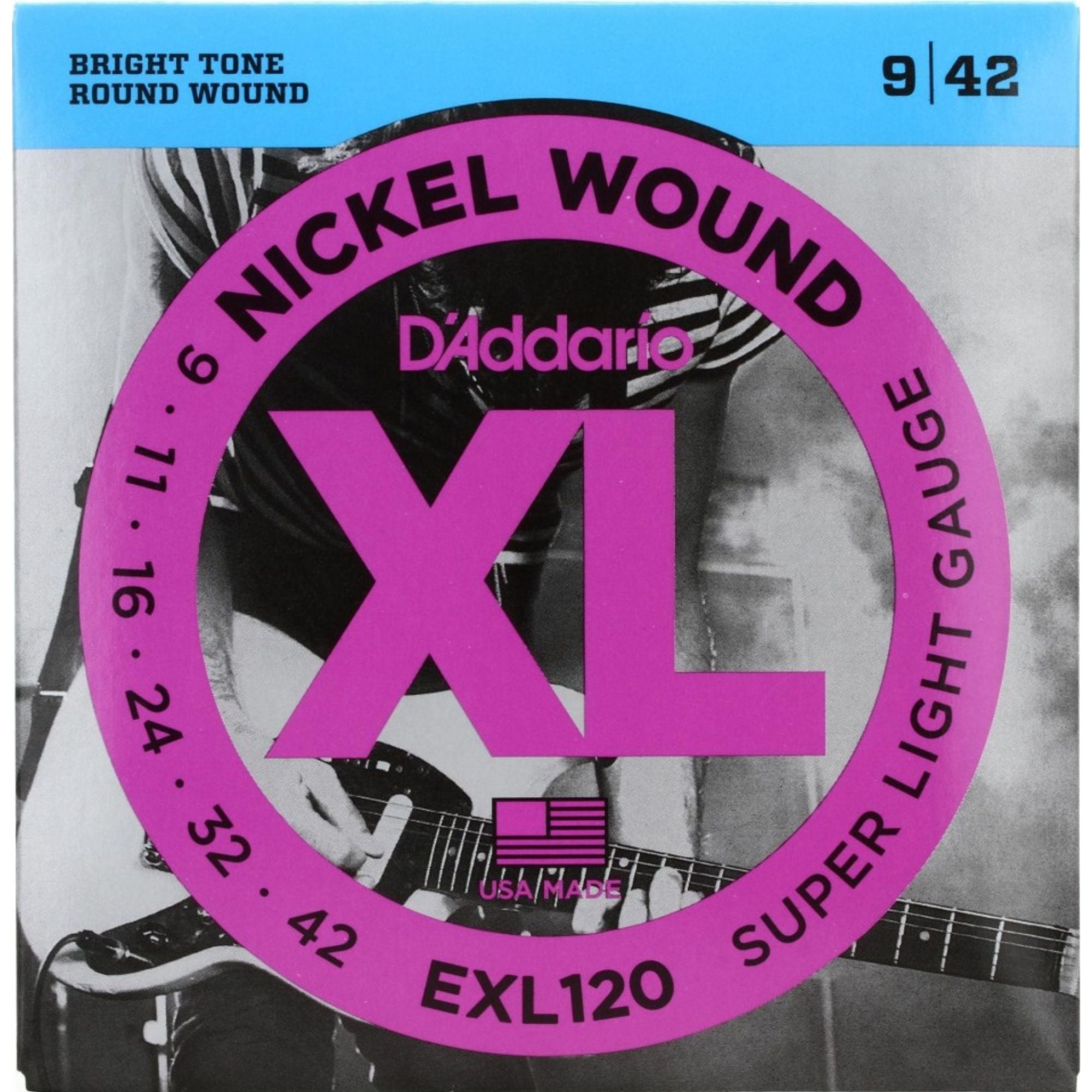 Set de Cuerdas Guitarra Eléctrica D”Addario EXL-120