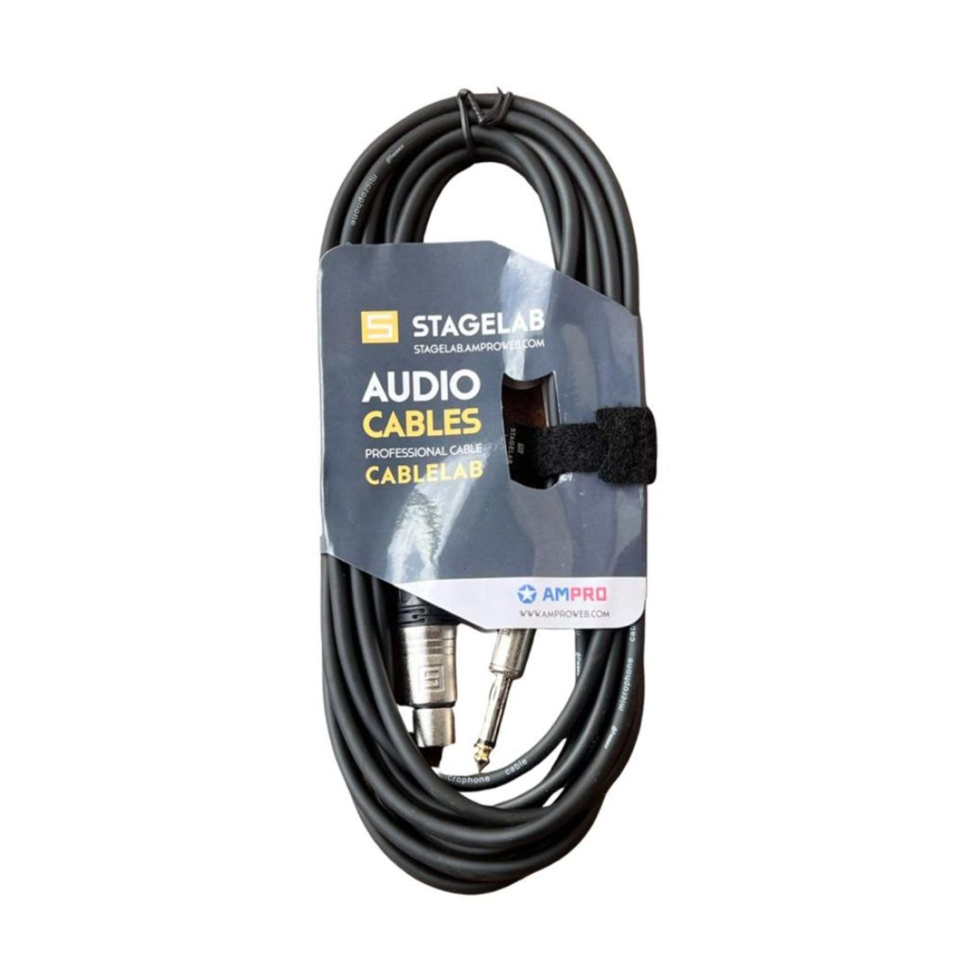 Cable de Micrófono XLR H – PLUG MONO Stagelab CLM-PXF6-M