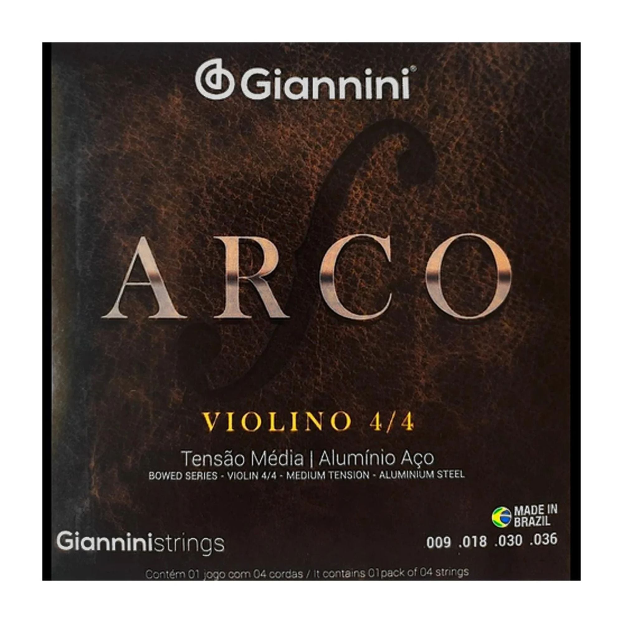 Set de Cuerdas Violín Giannini GEAVVA 4/4