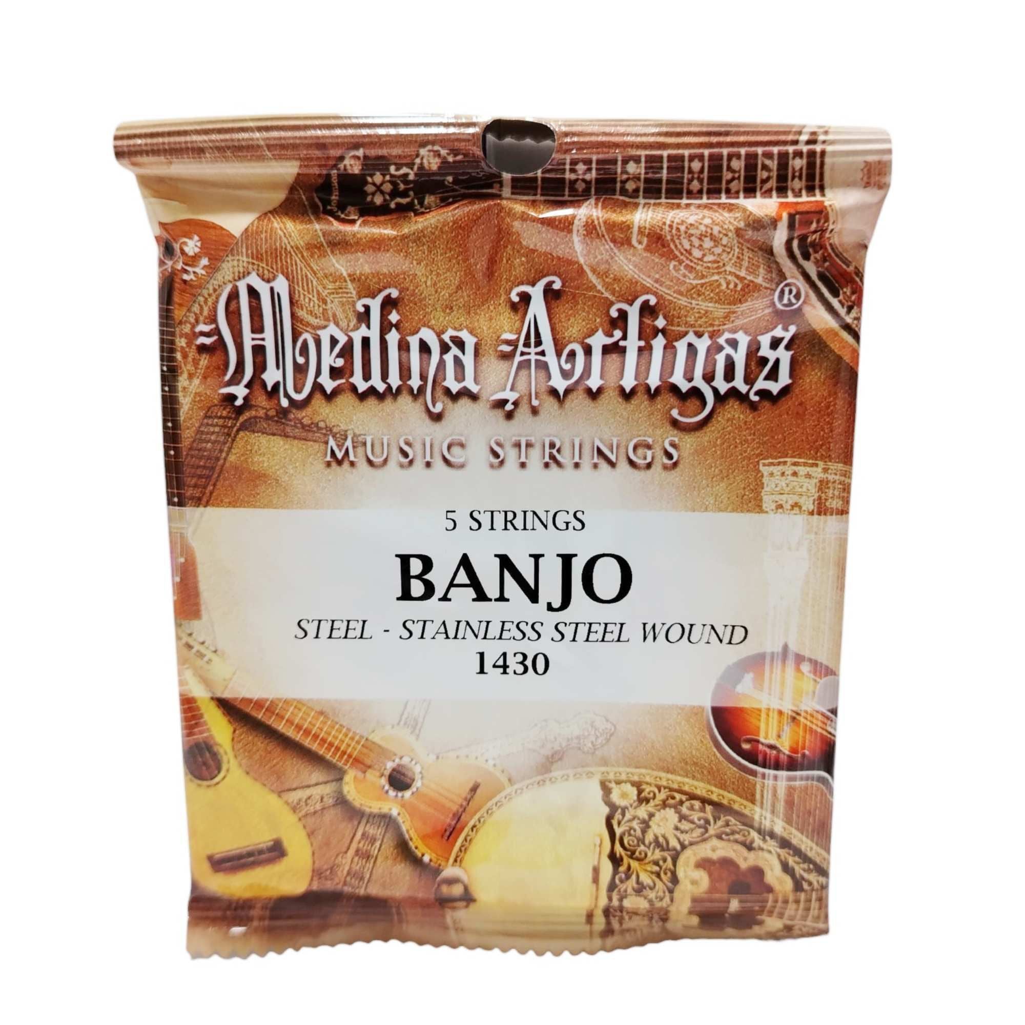 Set de Cuerdas Banjo Americano 5C Medina Artigas 1430
