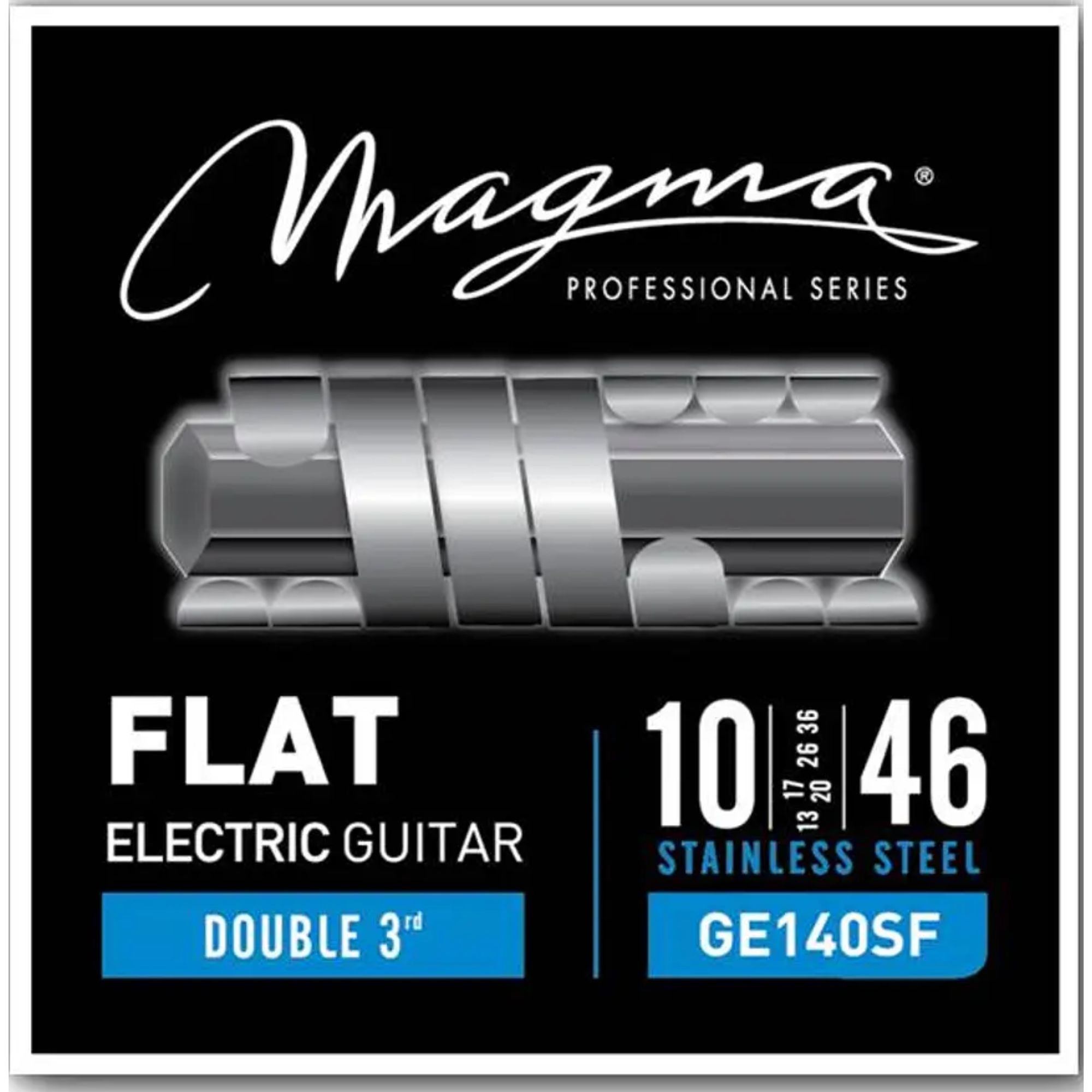 Set de Cuerdas Guitarra Electrica Flat Magma GE-140SF