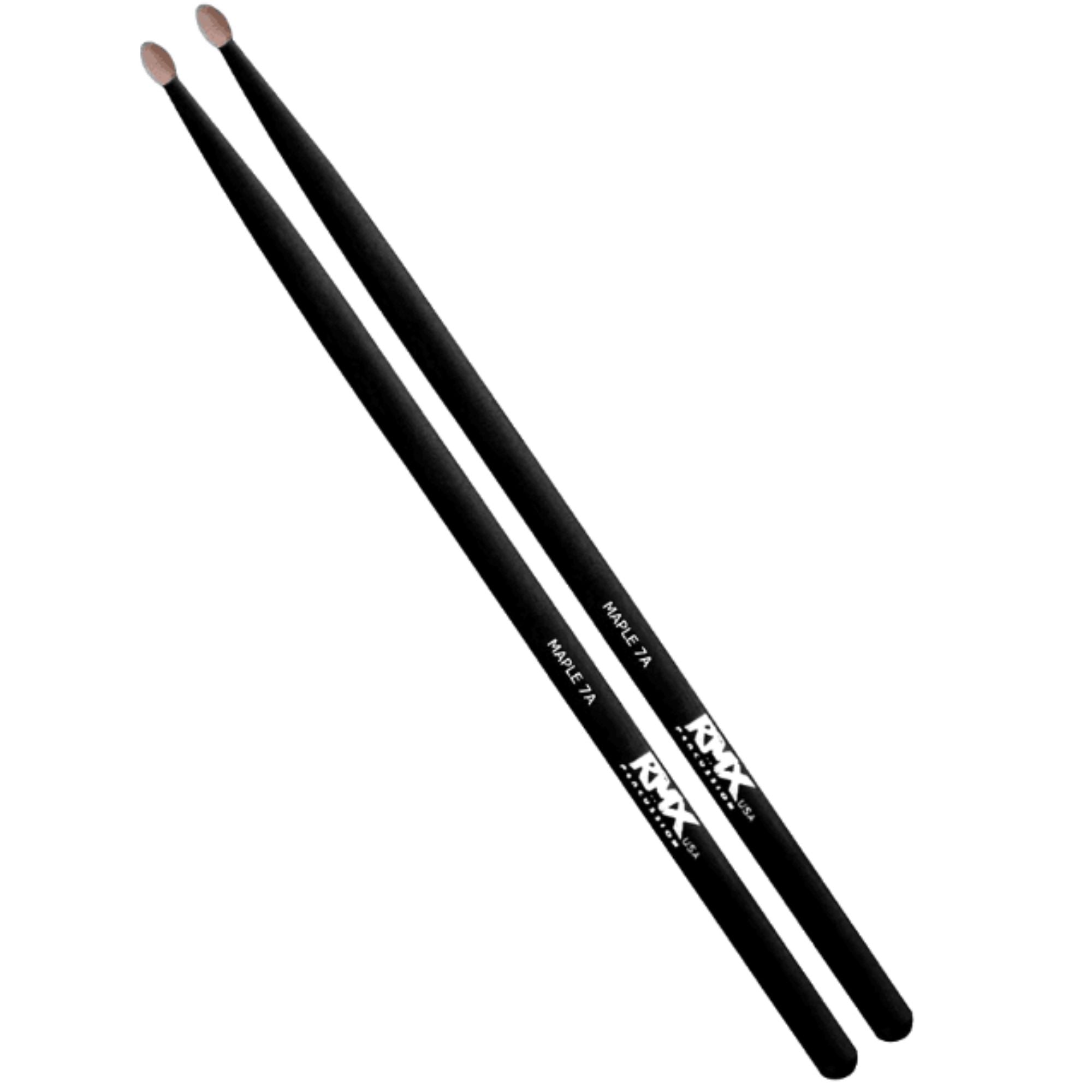 Baquetas RMX Negra 7A Pta Madera