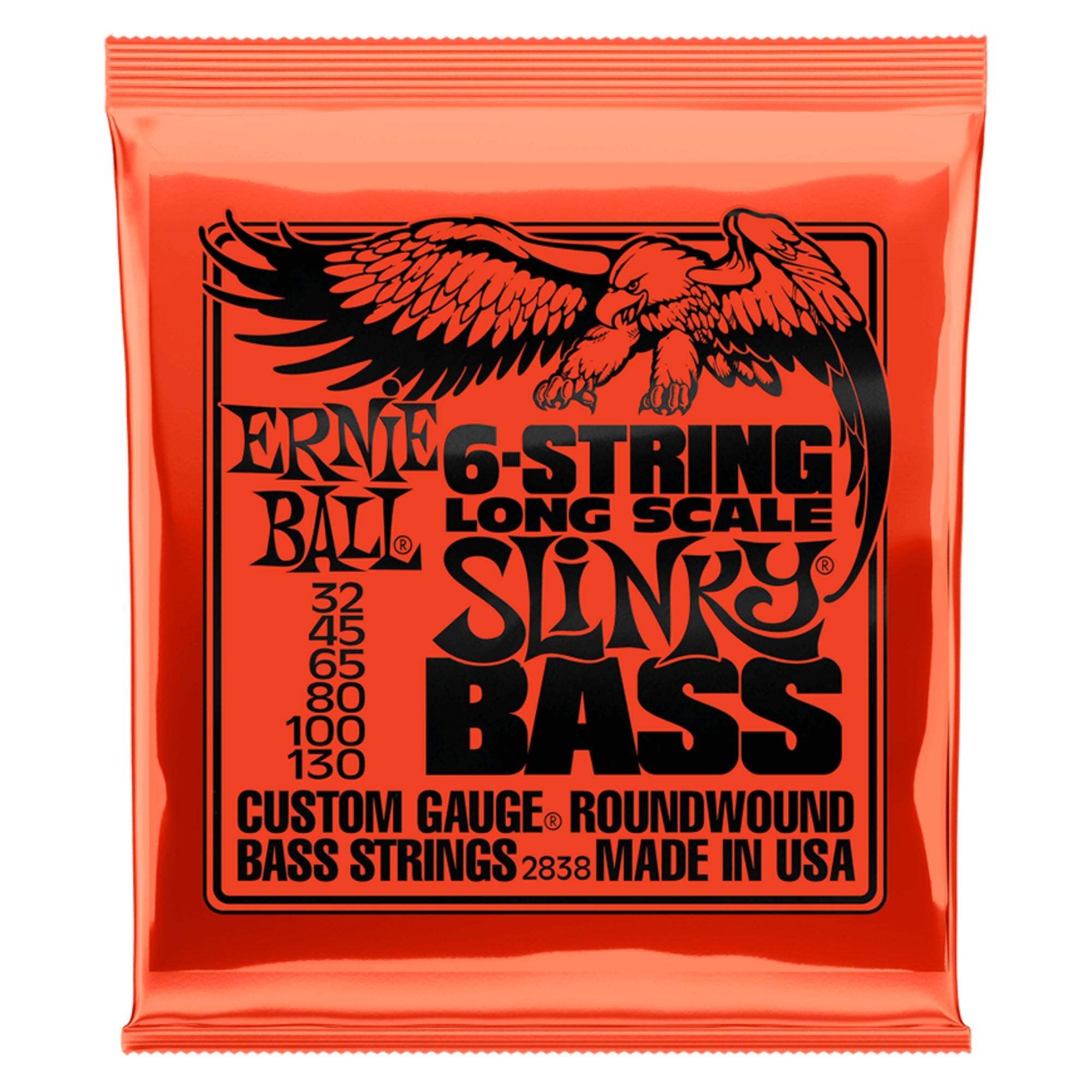 Set de Cuerdas Bajo 6C Ernie Ball 2838