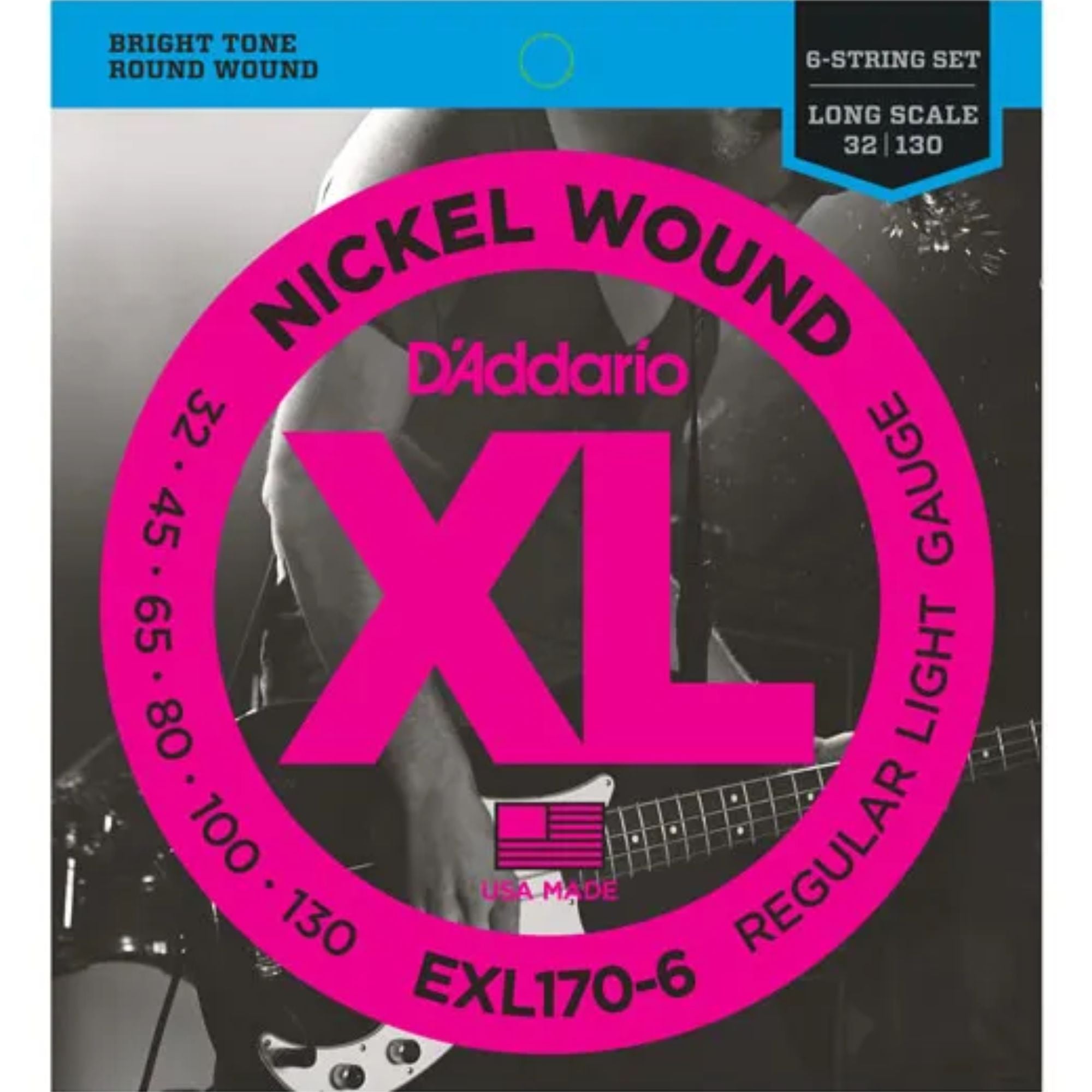 Set de Cuerdas Bajo 6C D"Addario EXL-170-6