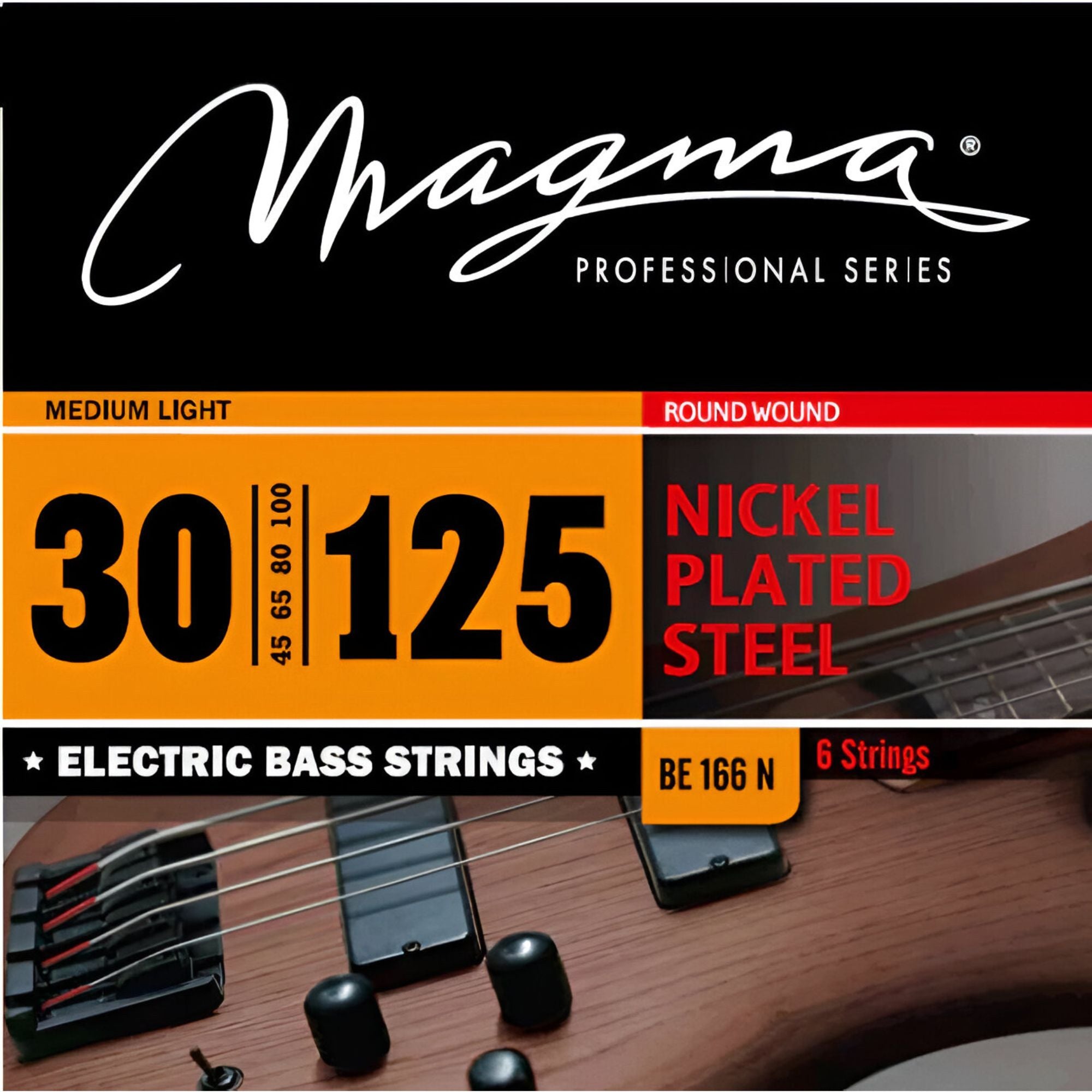 Set de Cuerdas Bajo 6C Magma BE166N