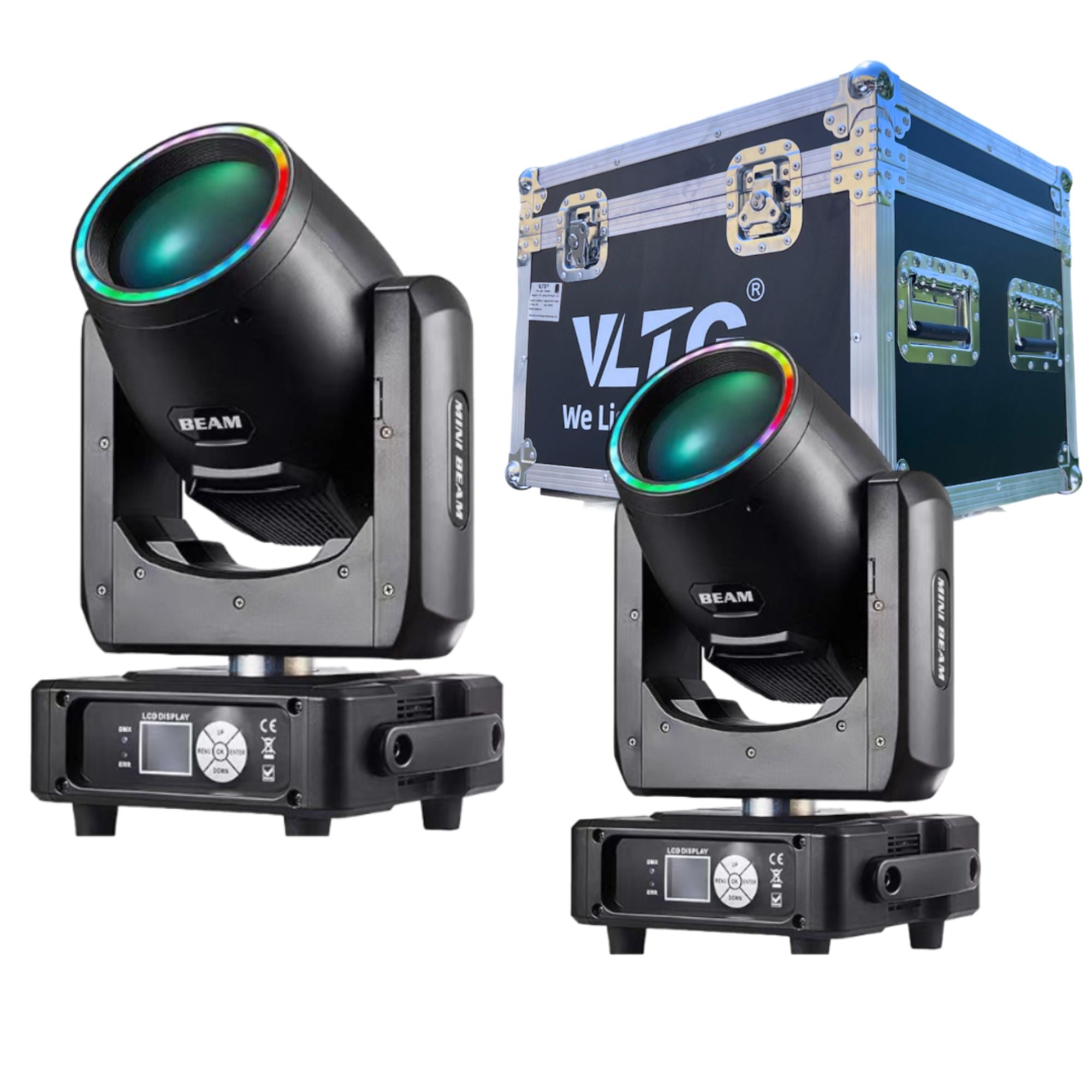KIT 2 CABEZA MOVIL BEAM 230W VLTG