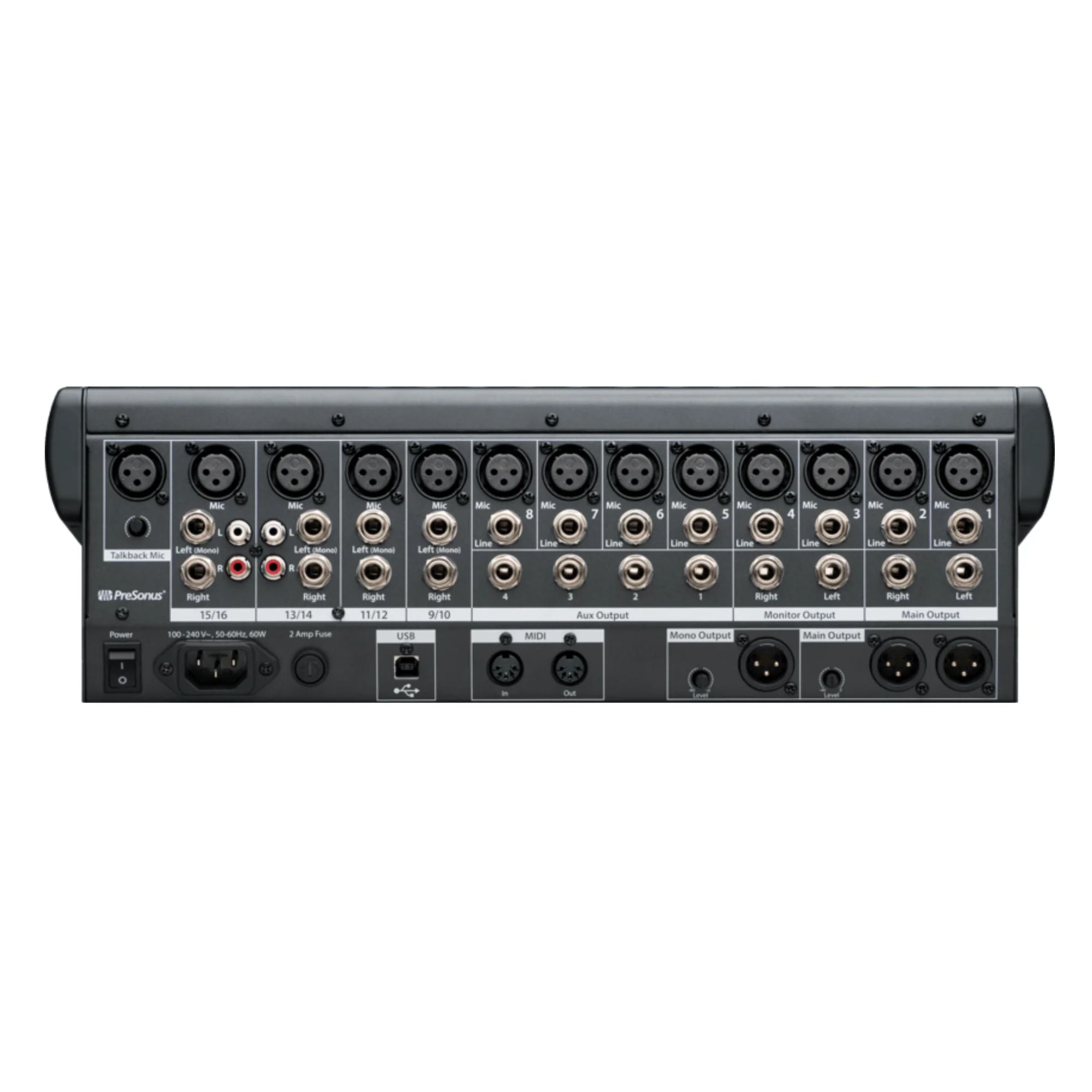 Consola de Audio Digital 16 Canales Presonus StudioLive 1602