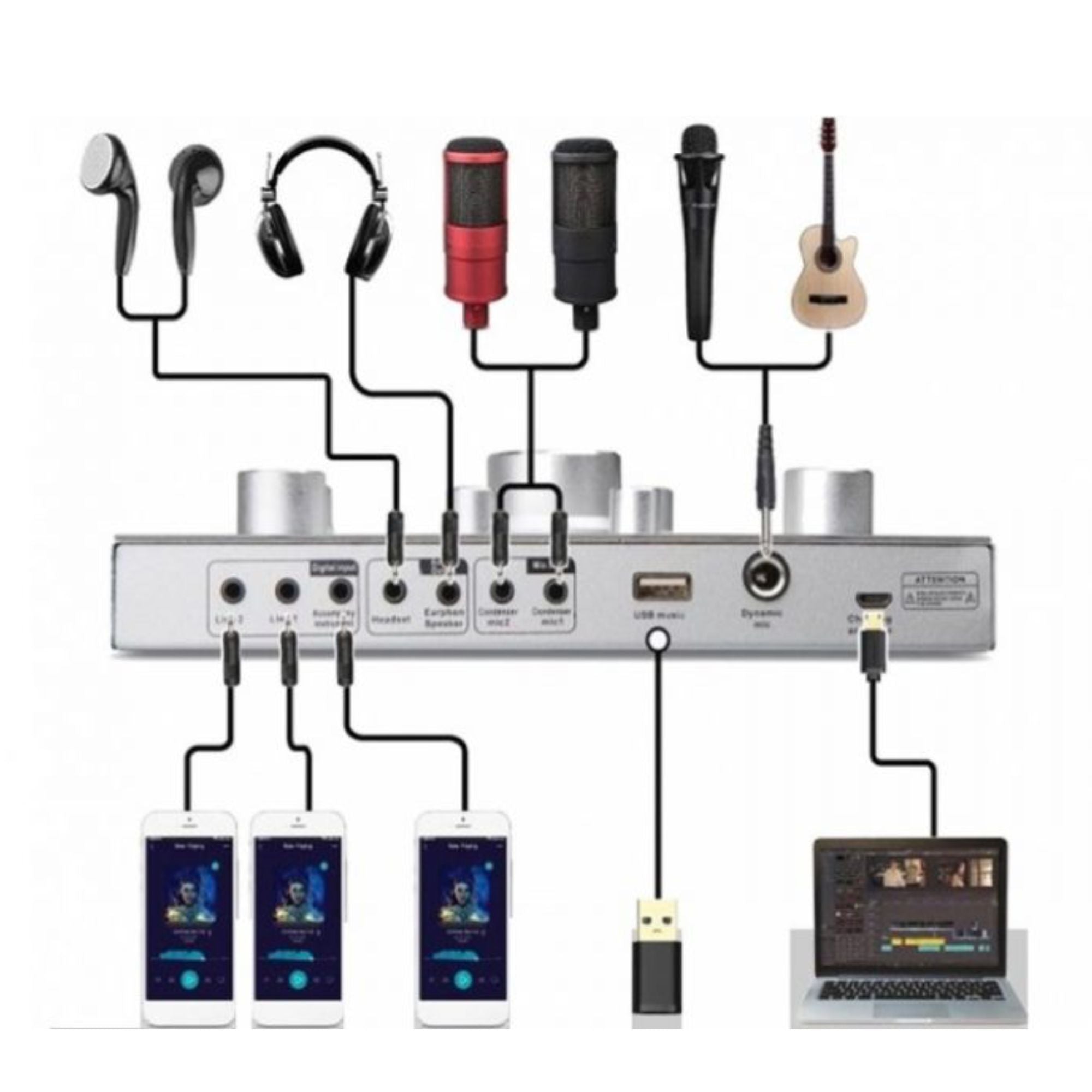 Interfaz Multiple Mixer K-Acoustic K-SD