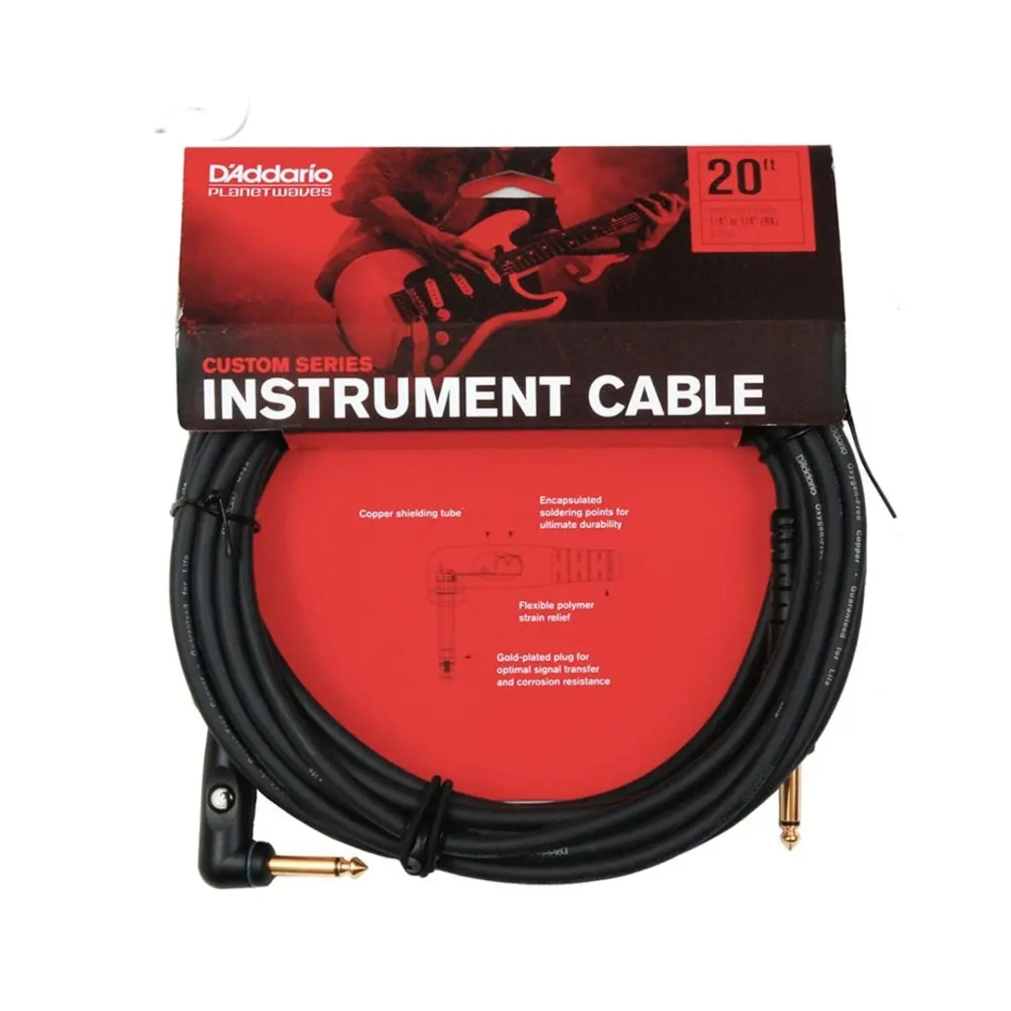 Cable de Instrumento Plug Plug 6M D"Addario Planet Waves PW-GRA-20