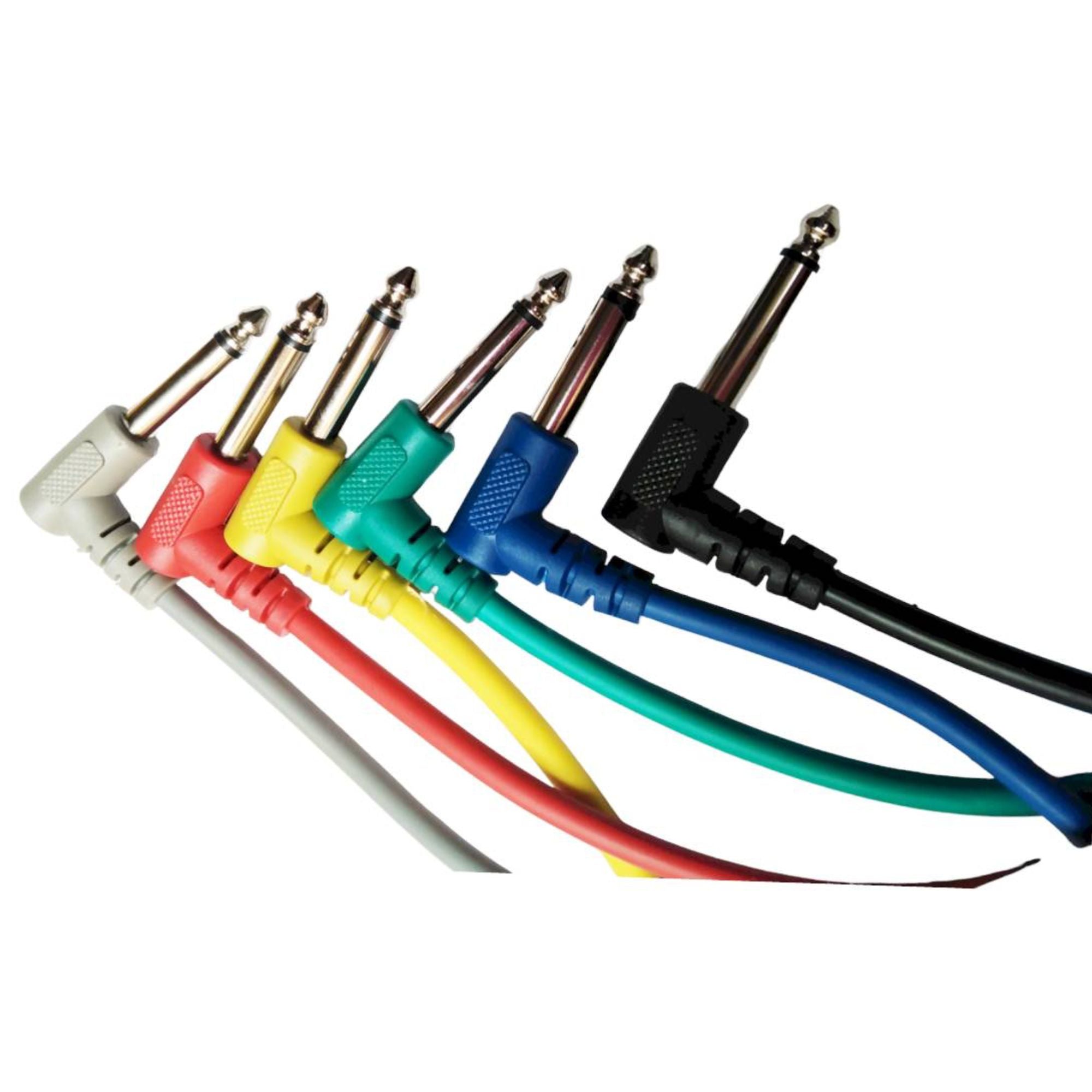 Cables Corto 20 cm 5 colores para efectos GCR CAB-EFEC