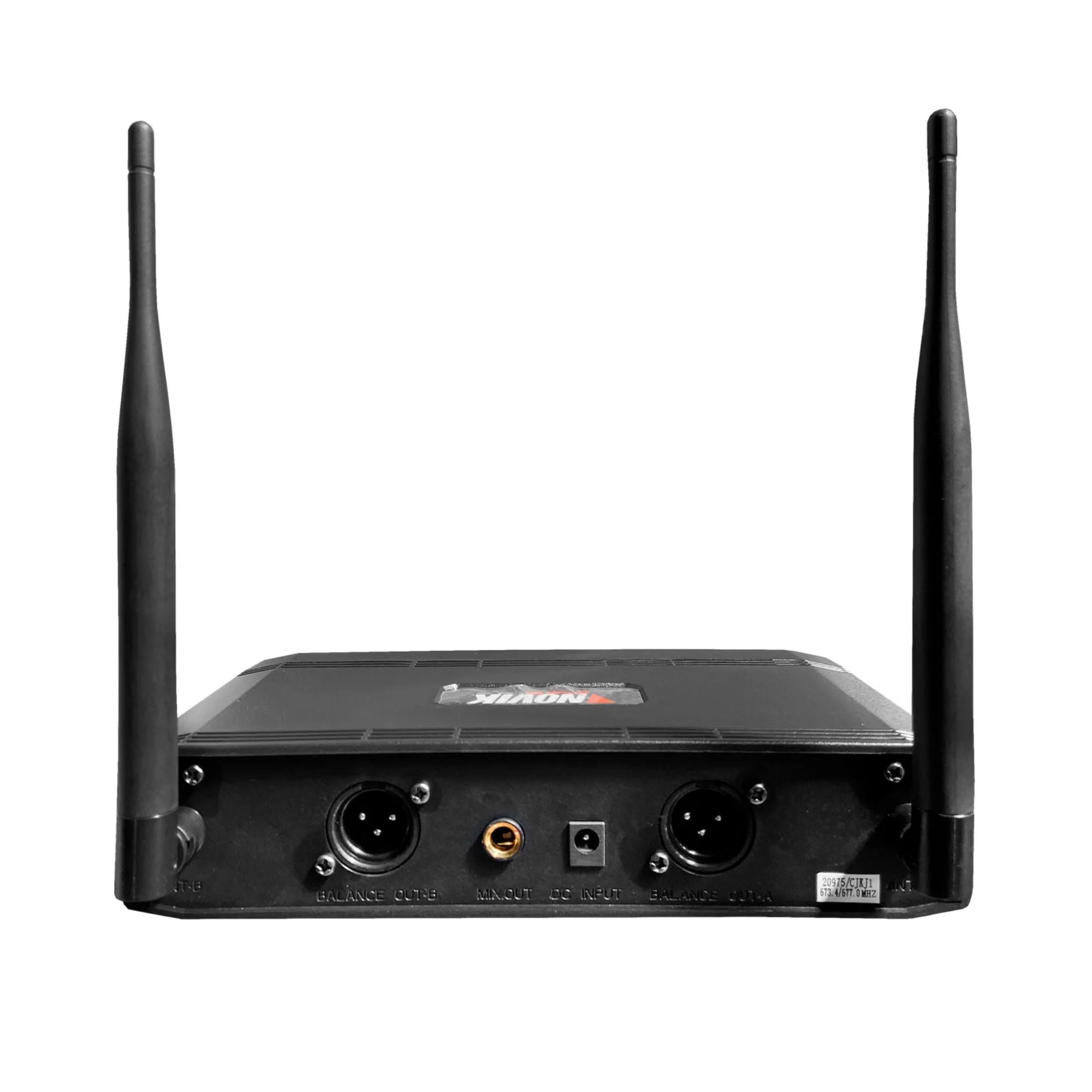 Micrófono Inalámbrico Mano Doble Novik UNK-660