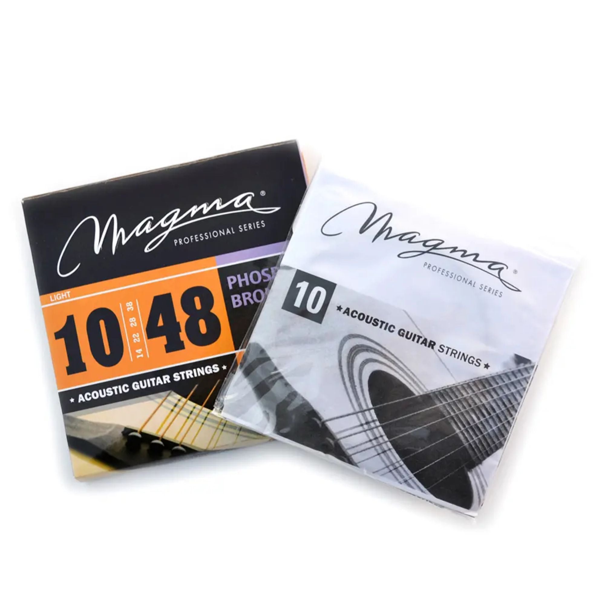 Set de Cuerdas Guitarra Acústica 10-48 Magma GA-120PB