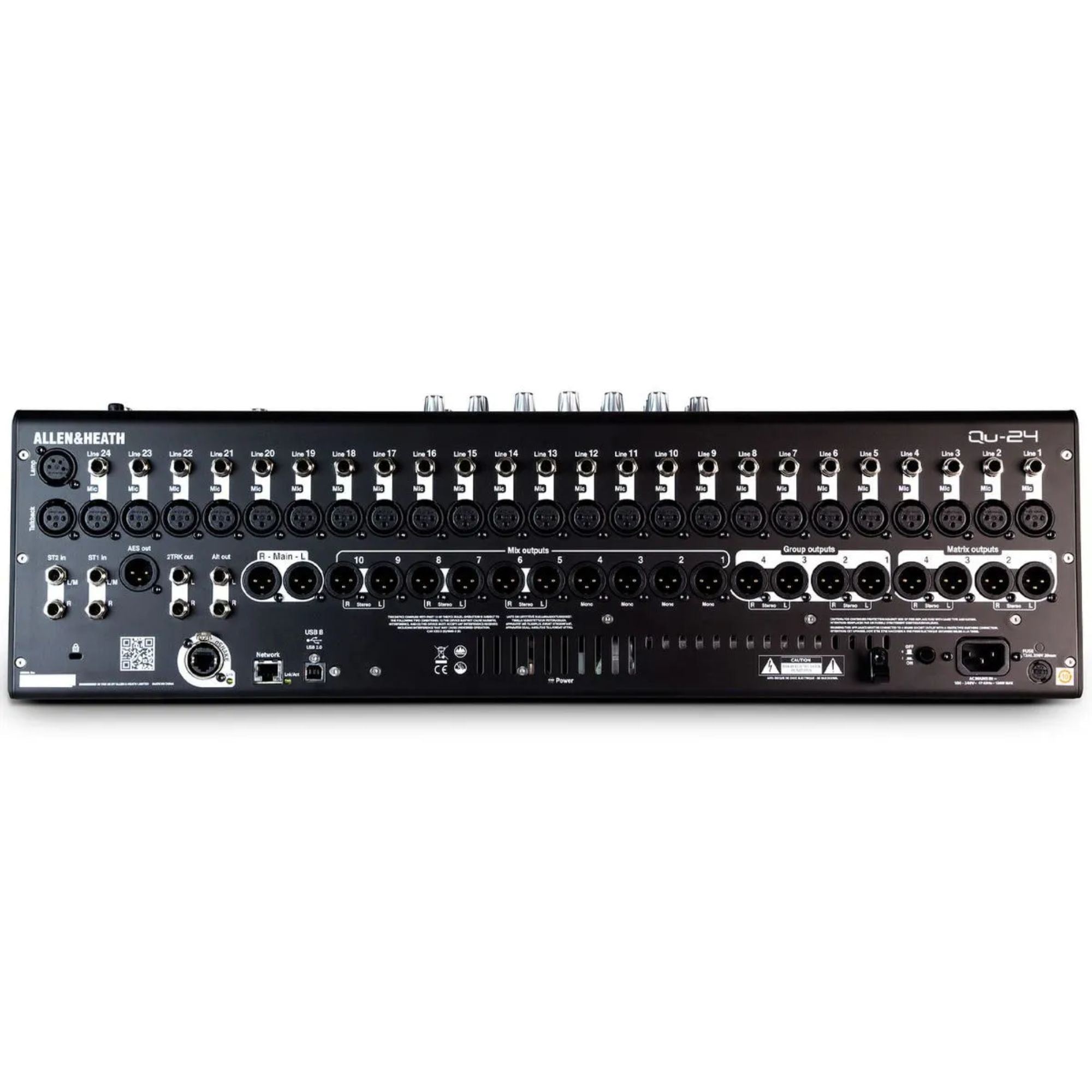 Consola Digital Allen & Heath QU-24, con Faders Motorizados