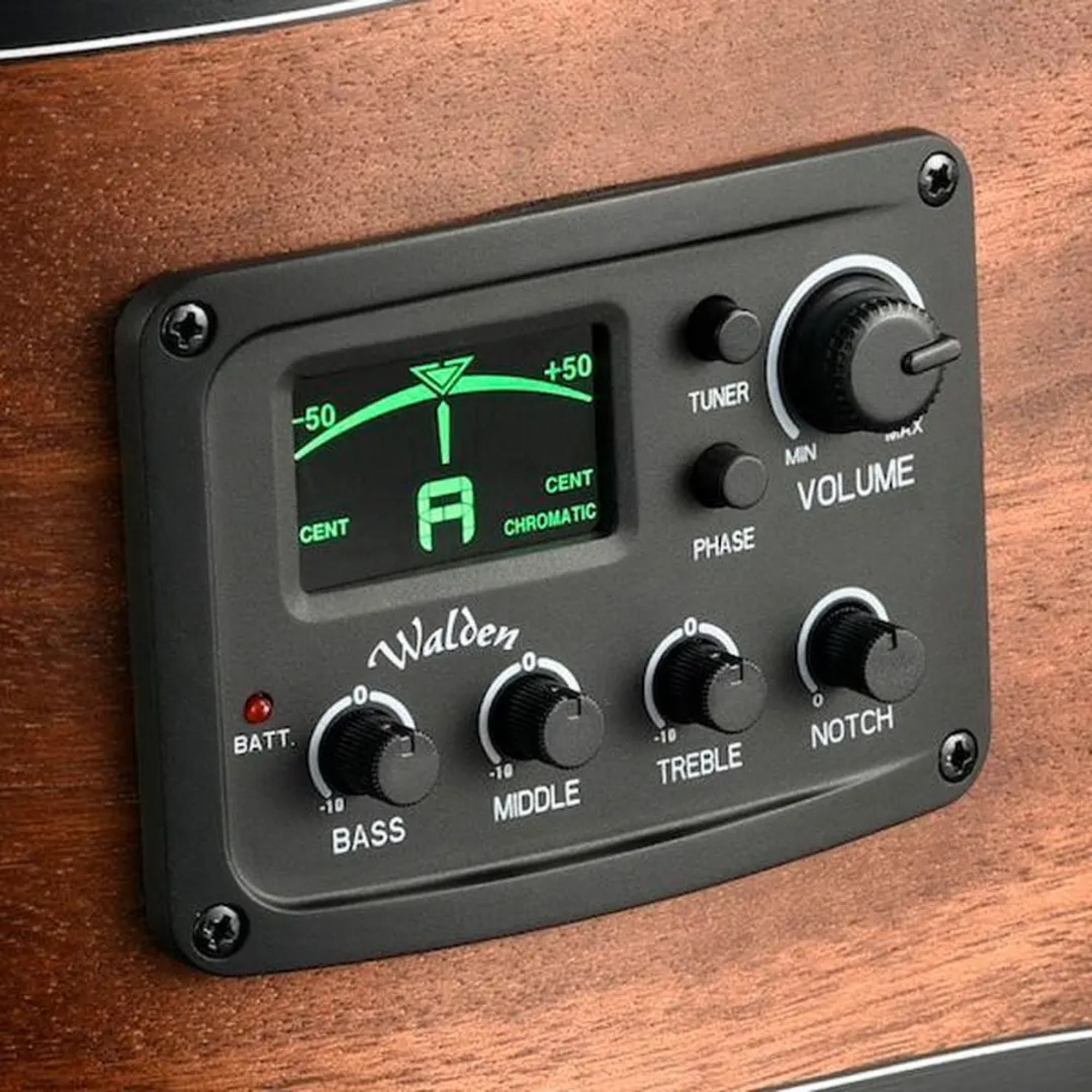 Guitarra E/A Nylon Walden C/Funda N-550E