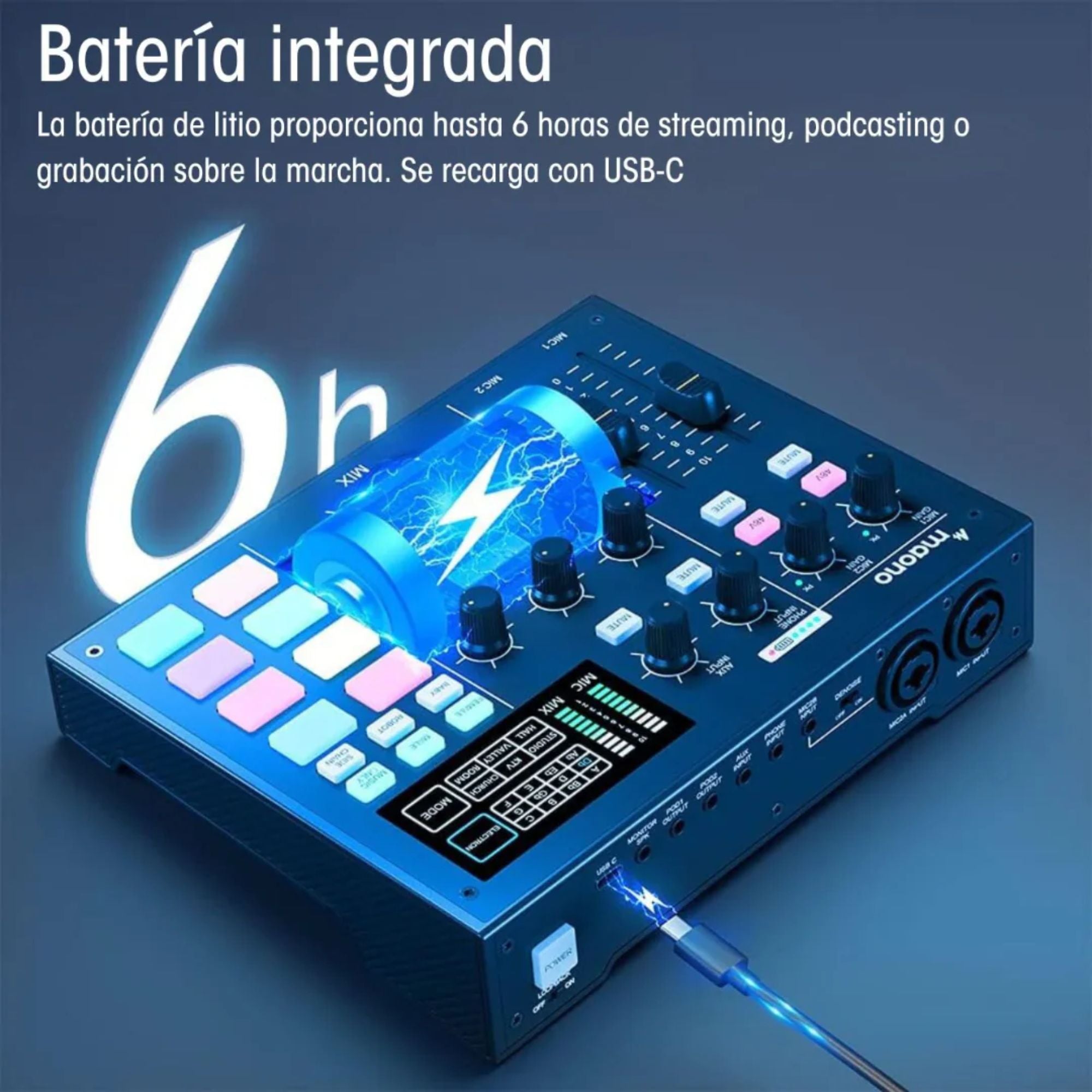 Set Micrófono - Interfaz MAONO AU-AM100-K1
