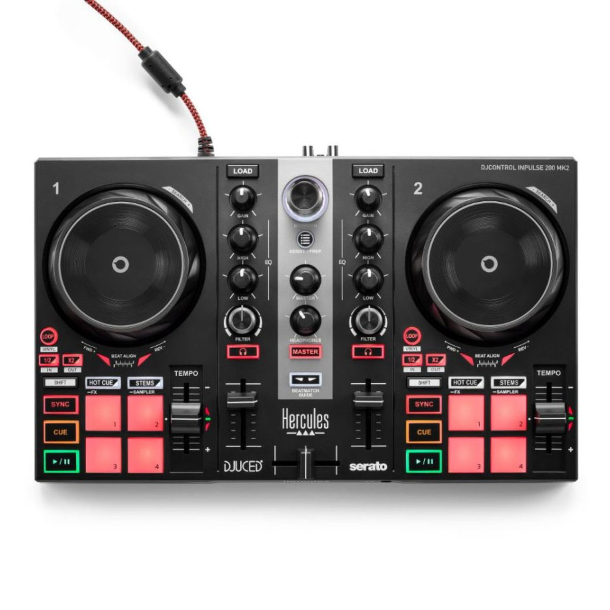 Controlador DJ HERCULES Impulse 200 MK2