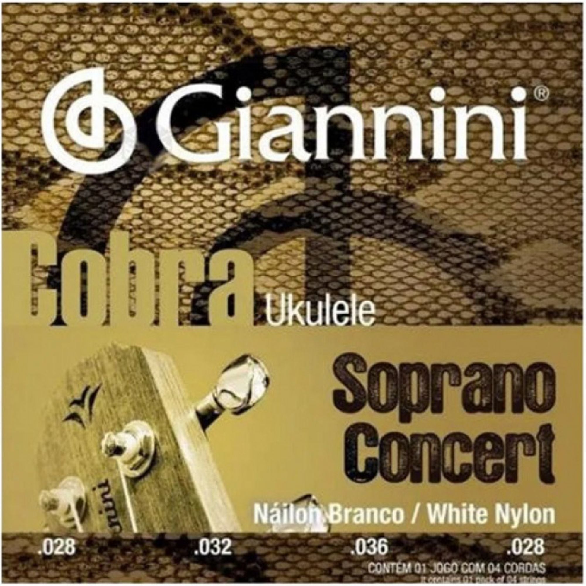 Set de Cuerdas Ukelele Giannini GEUKSC