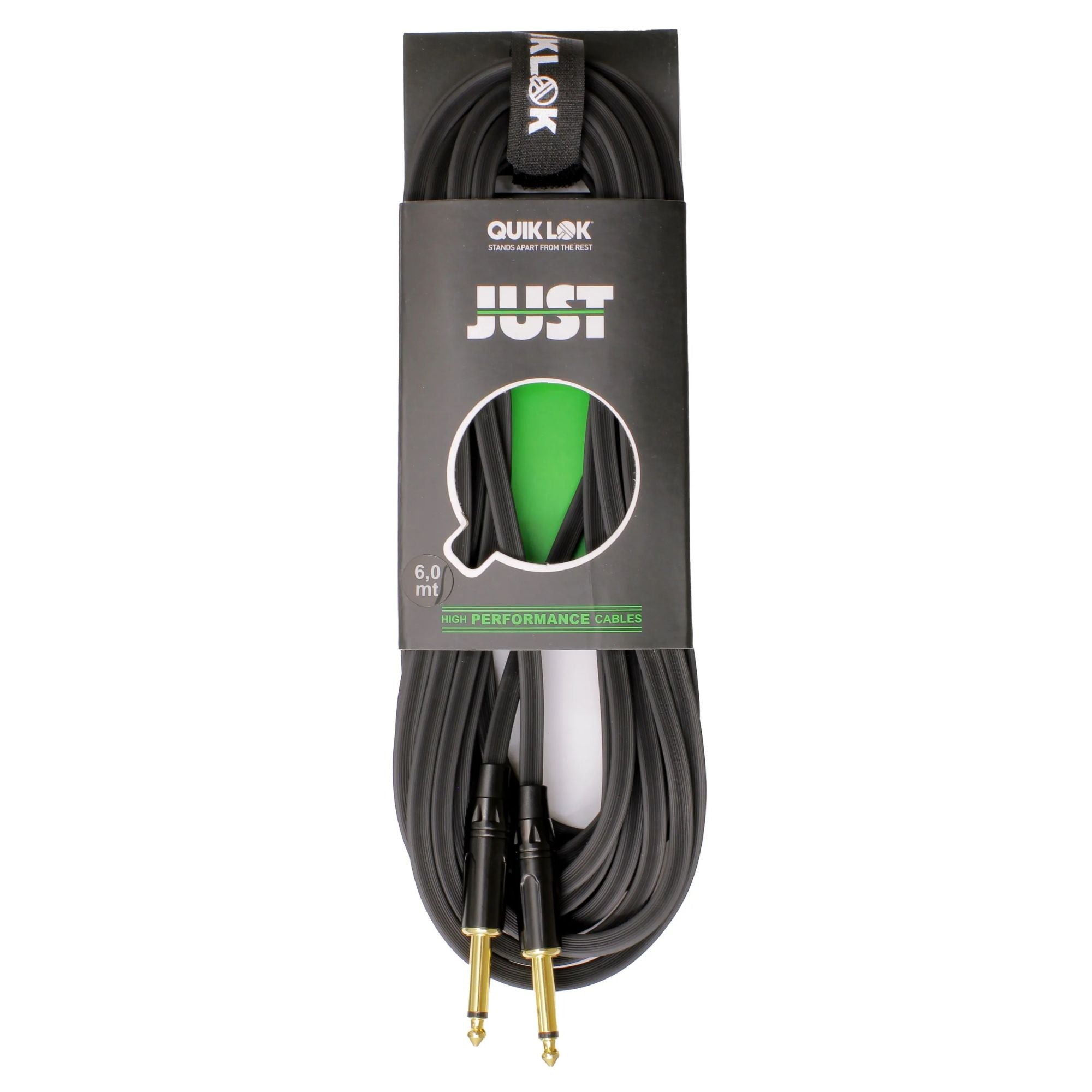 Cable de Instrumento Plug Plug 6M Recto - Recto Quik Lok JUST JJ-6