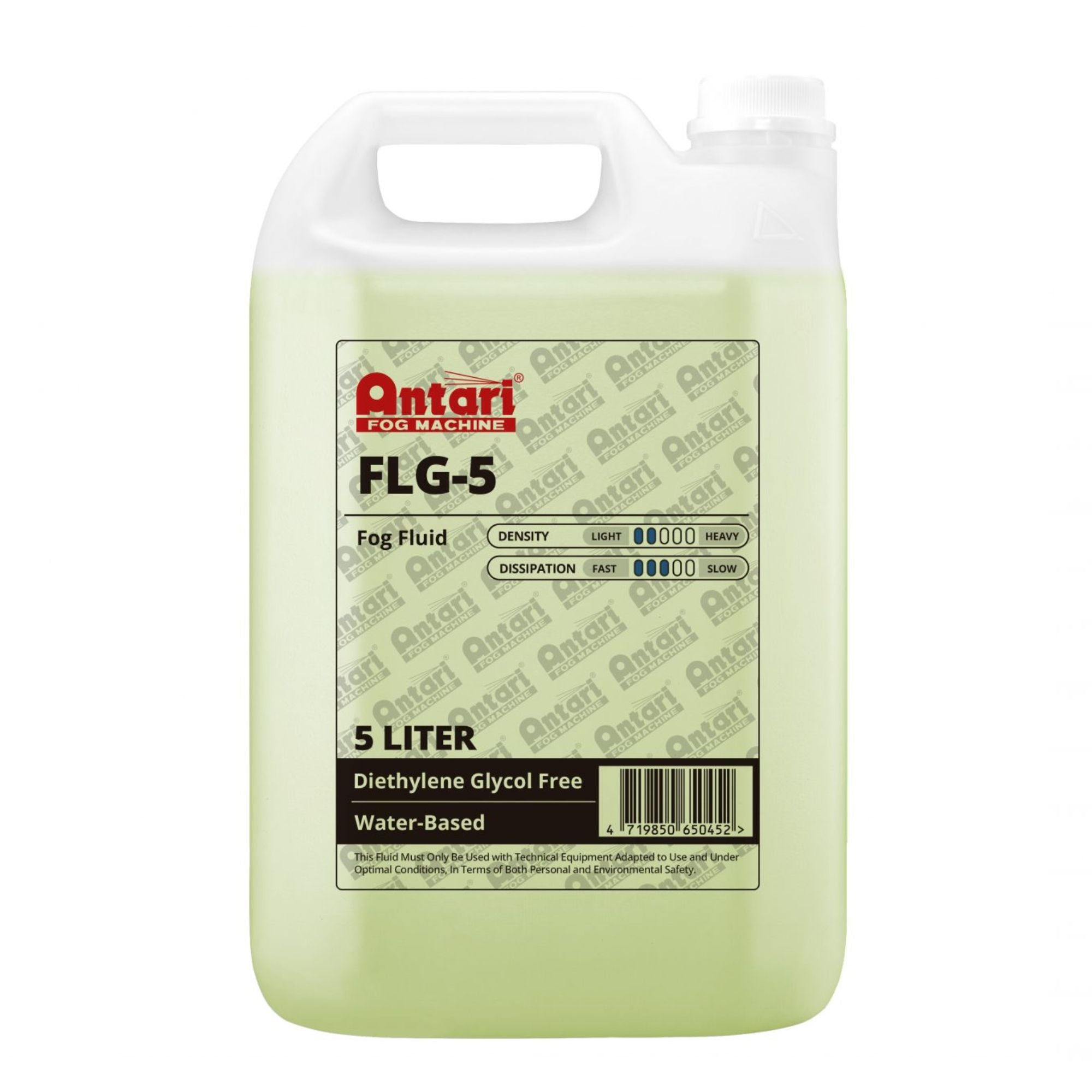 Liquido Hazer Base Agua 5 Lts. Densidad Alta FGL Antari IN-10043
