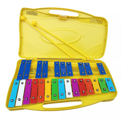 Metalofono Econ. Cromatico 25 Notas Amarillo Allegro MET25YL