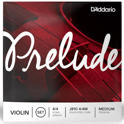 Set de Cuerdas Violín 4/4 DAddario Prelude Medium J-810