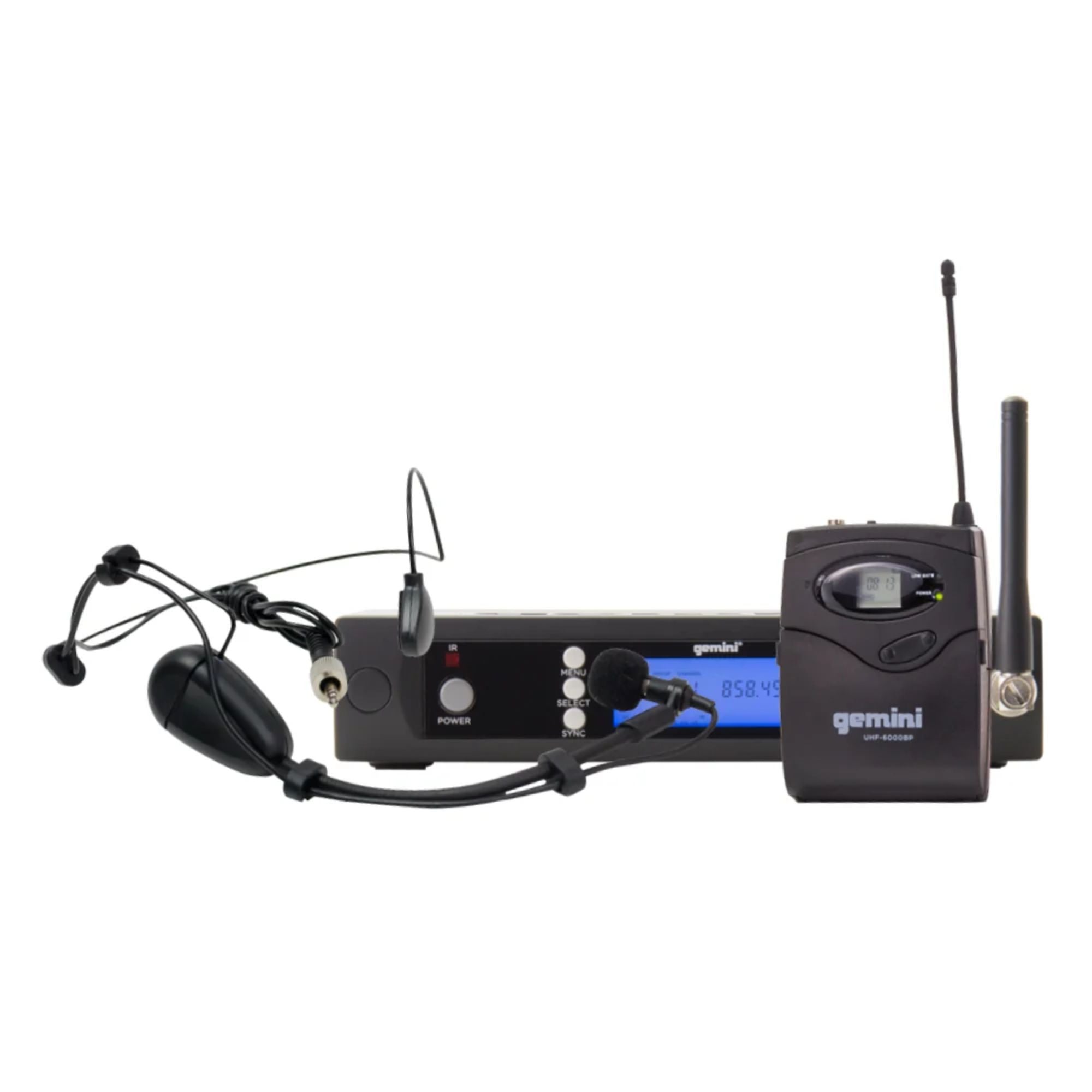 Micrófono Inalámbrico Cintillo Gemini UHF-6100HL