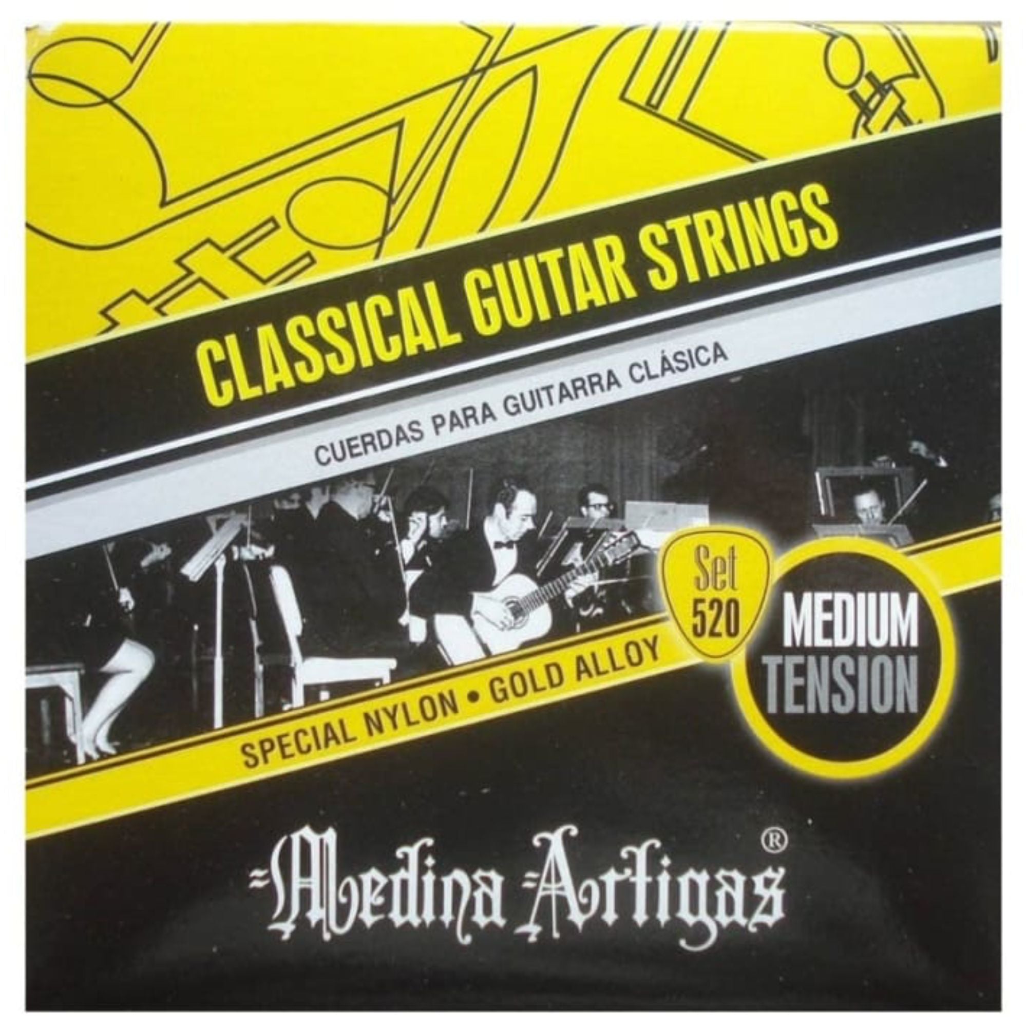 Set de Cuerdas Guitarra Clásica Medina Artigas A520