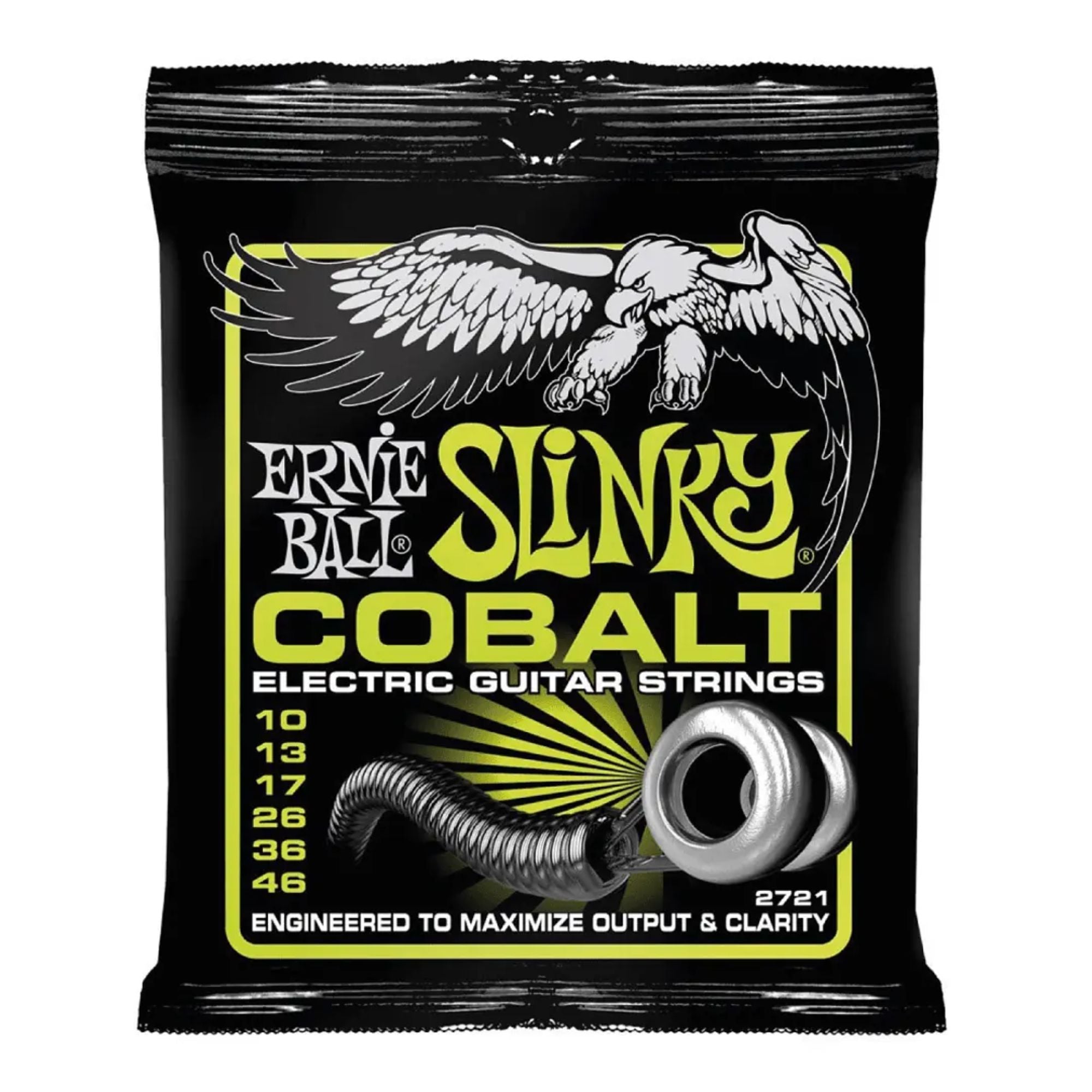 Set de Cuerdas Guitarra Eléctrica Ernie Ball Slinky Cobalt 2721