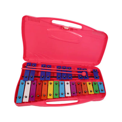 Metalofono Econ. Cromatico 25 Notas Rosado Allegro MET25PK