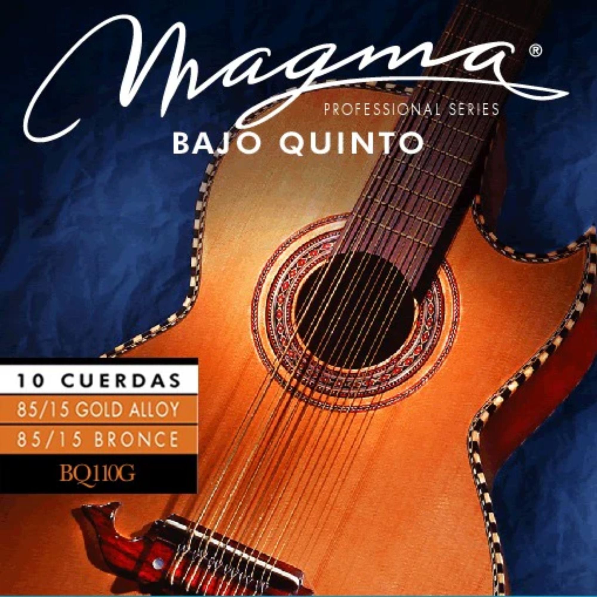 Set de Cuerdas Bajo Quinto Magma Gold Alloy BQ110G