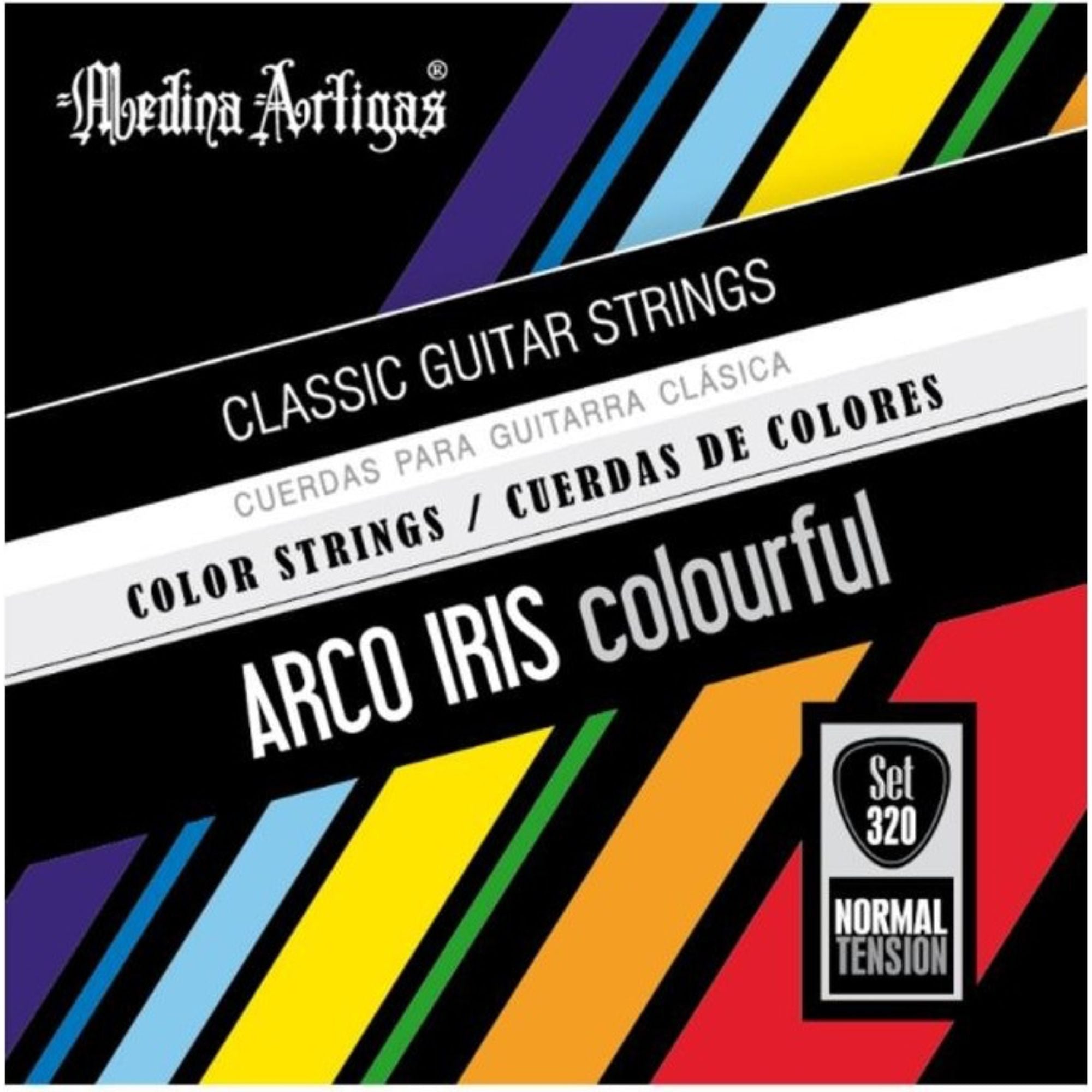 Set de Cuerdas Guitarra Clásica Medina Artigas 320 Arcoiris