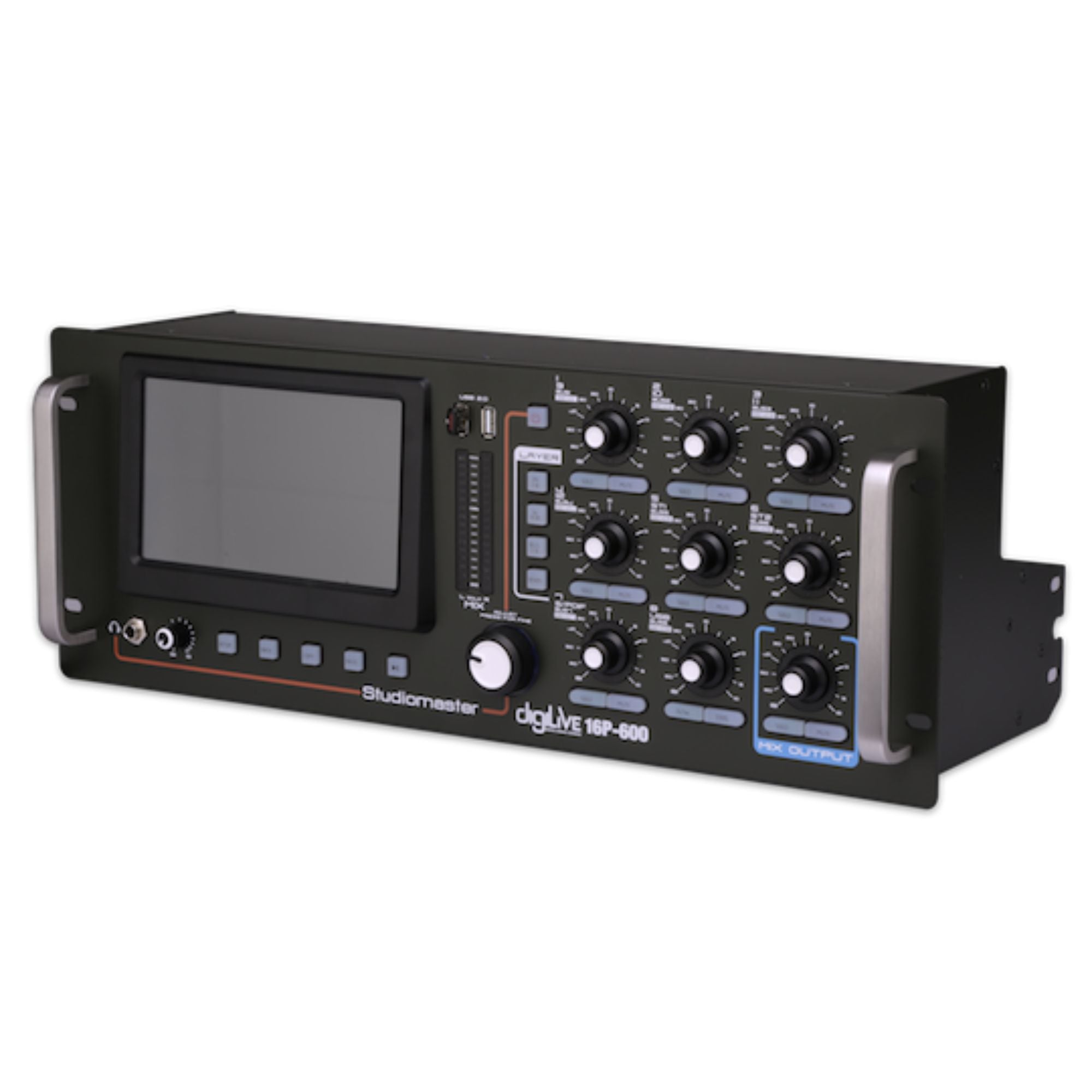 Power Mixer Digital Studiomaster Digilive 16P-600