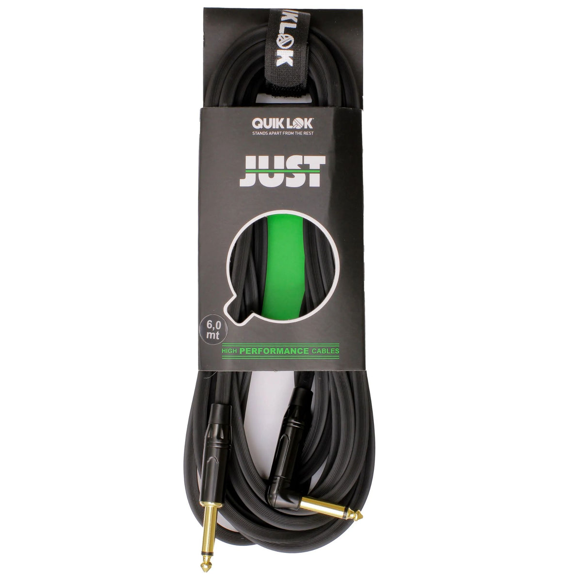Cable de Instrumento Plug Plug 6M Recto - L Quik Lok JUST JR-6