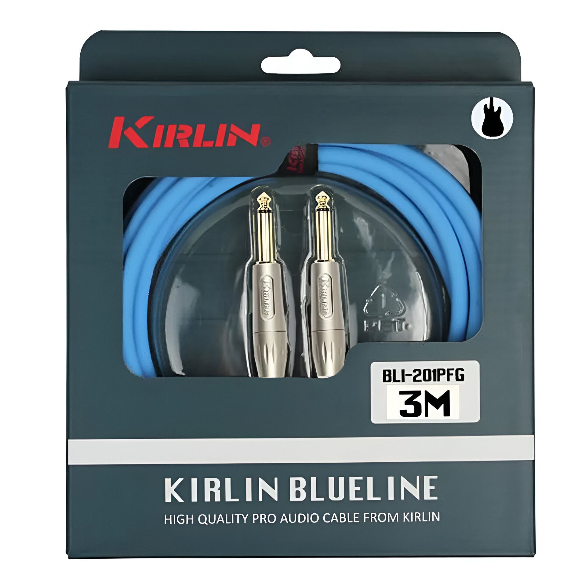 Cable de Instrumento Plug Plug 3M Kirlin BLI-201PFGBE-3 BLUE