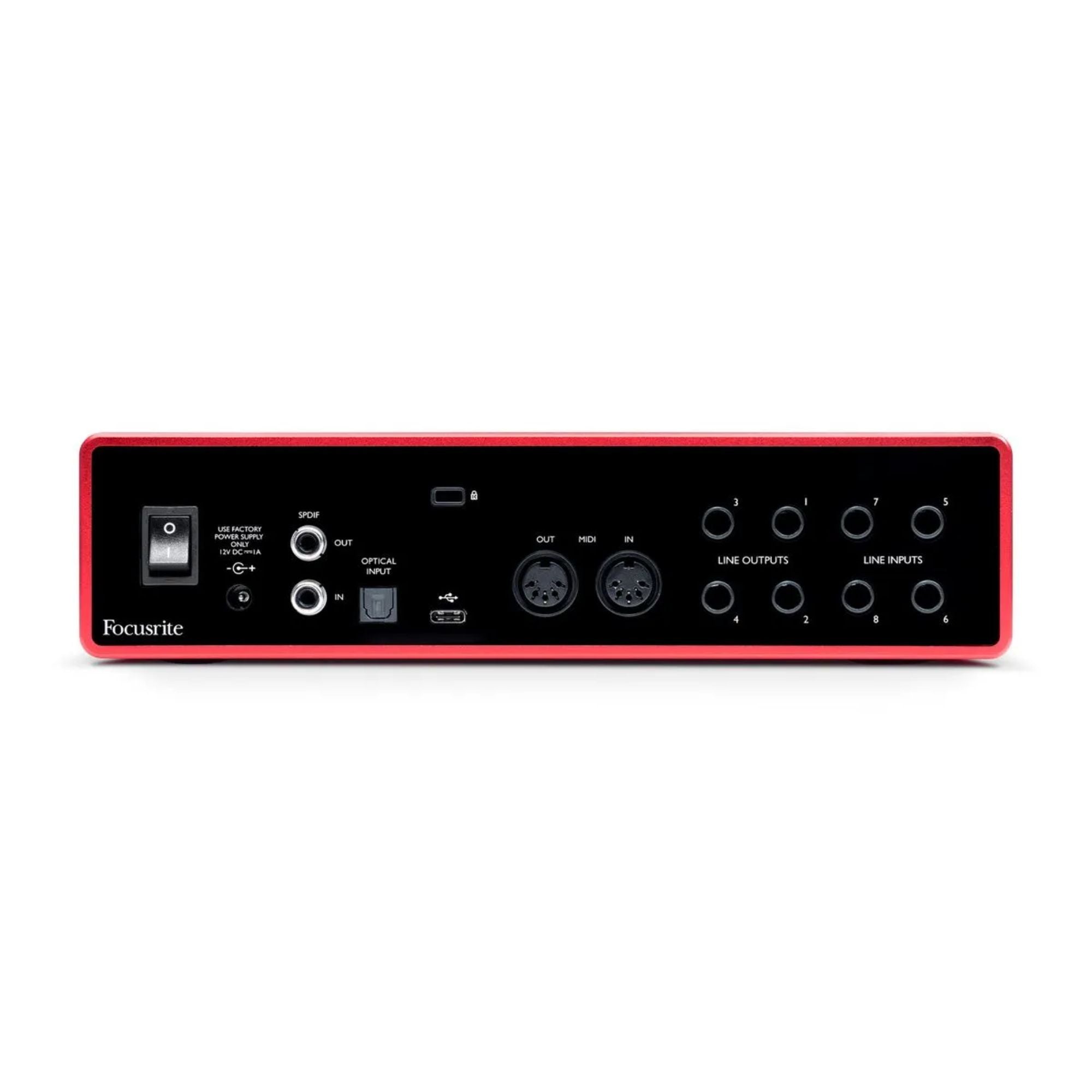 Interfaz de audio Focusrite Scarlett 18I8 (3rd Gen)