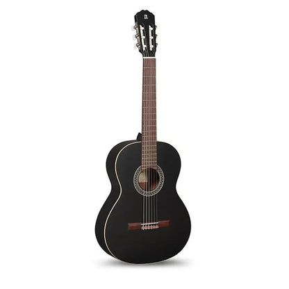 Guitarra Clásica 1C Black Satin + Funda 4/4 10 Mm Alhambra
