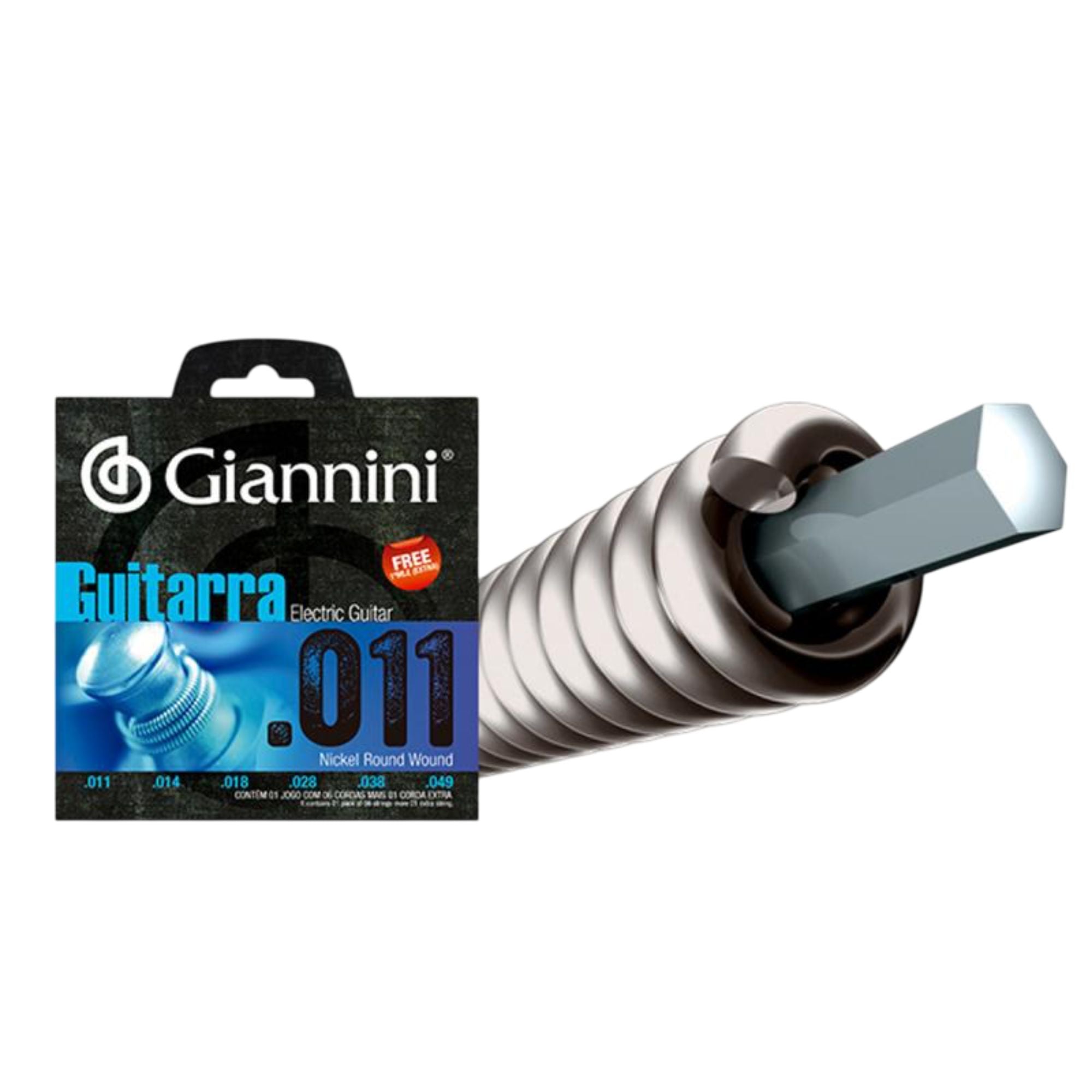 Set de Cuerdas Guitarra Eléctrica Giannini EGST11