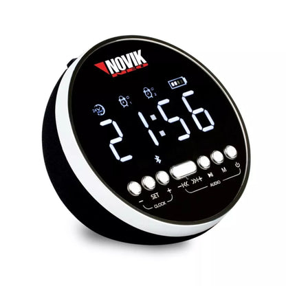 Parlante Reloj Digital Alarma Novik BT AION