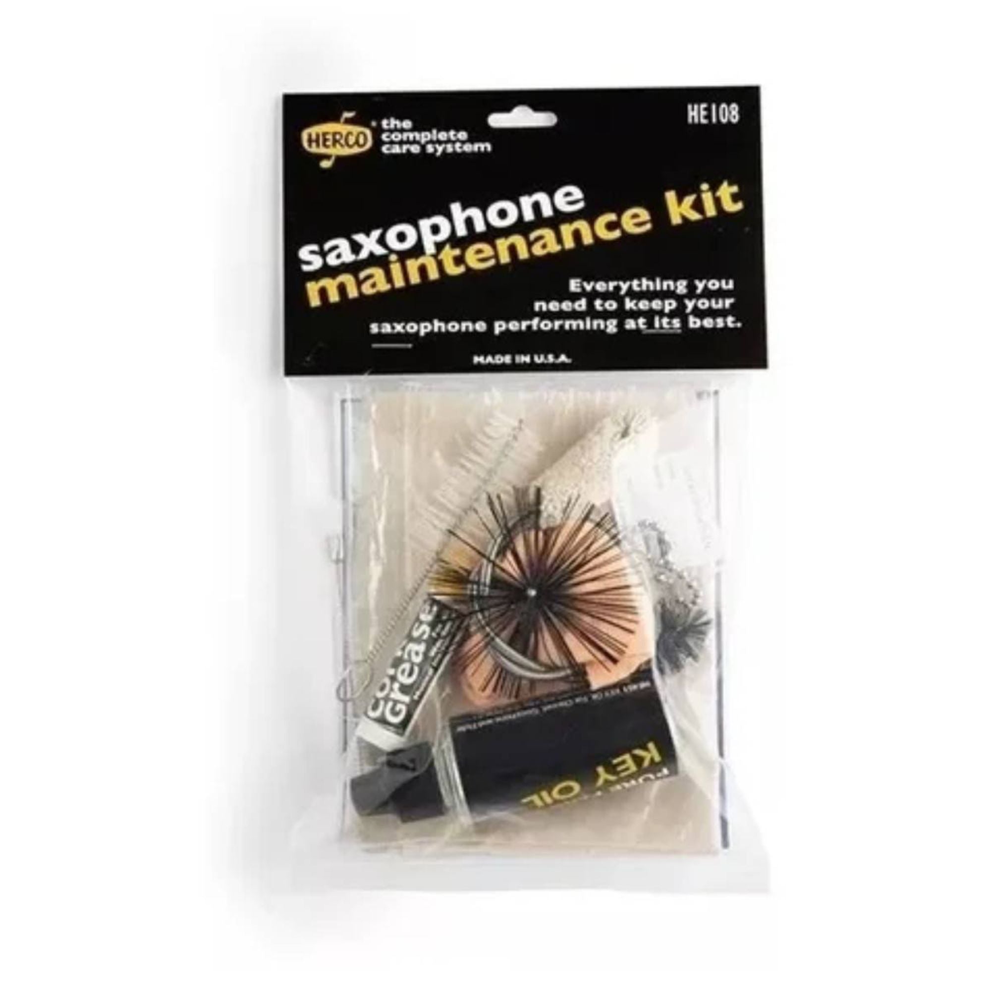 Kit de Limpieza Saxo Alto Dunlop Herco HE-108