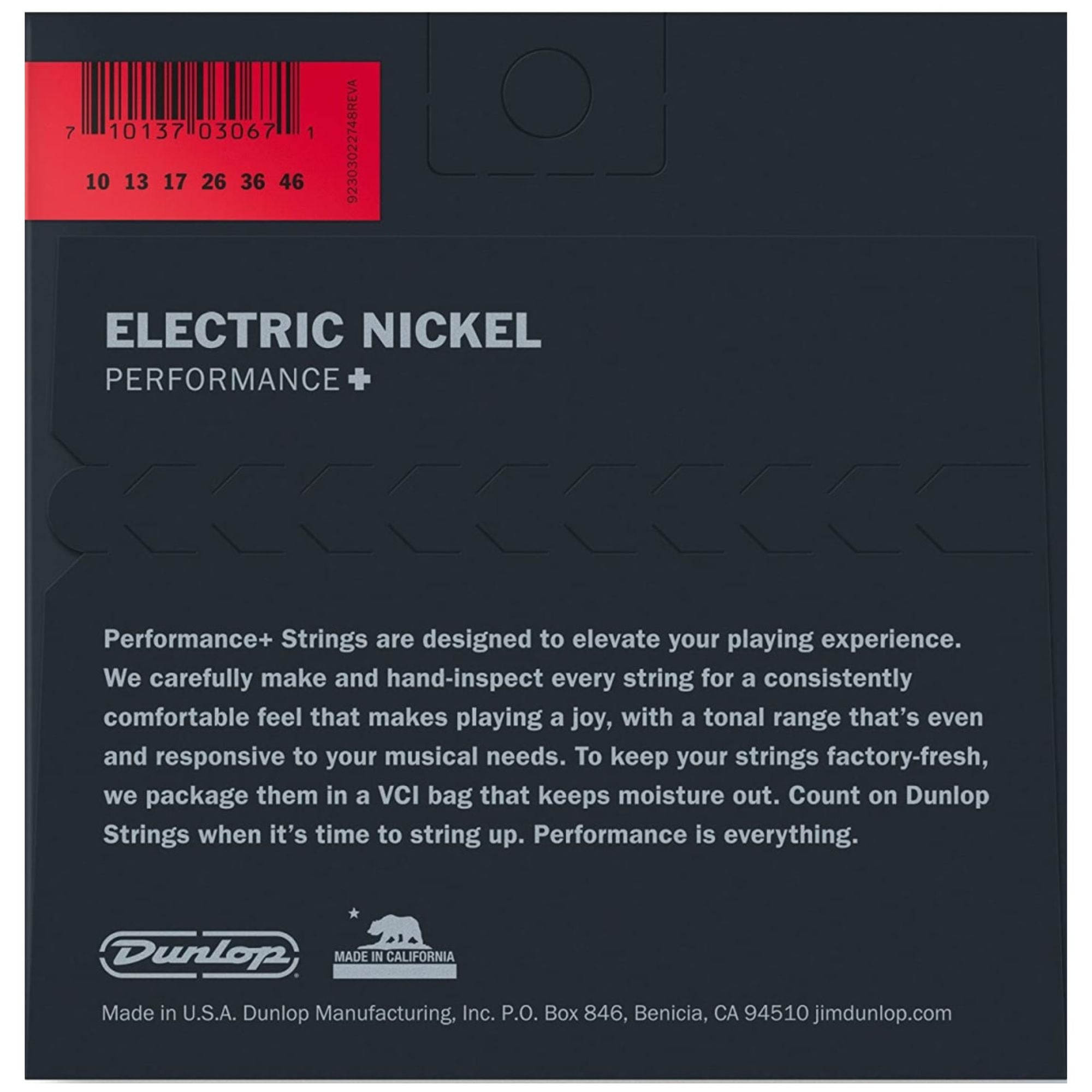 Set de Cuerdas Guitarra Eléctrica Dunlop DEN1046