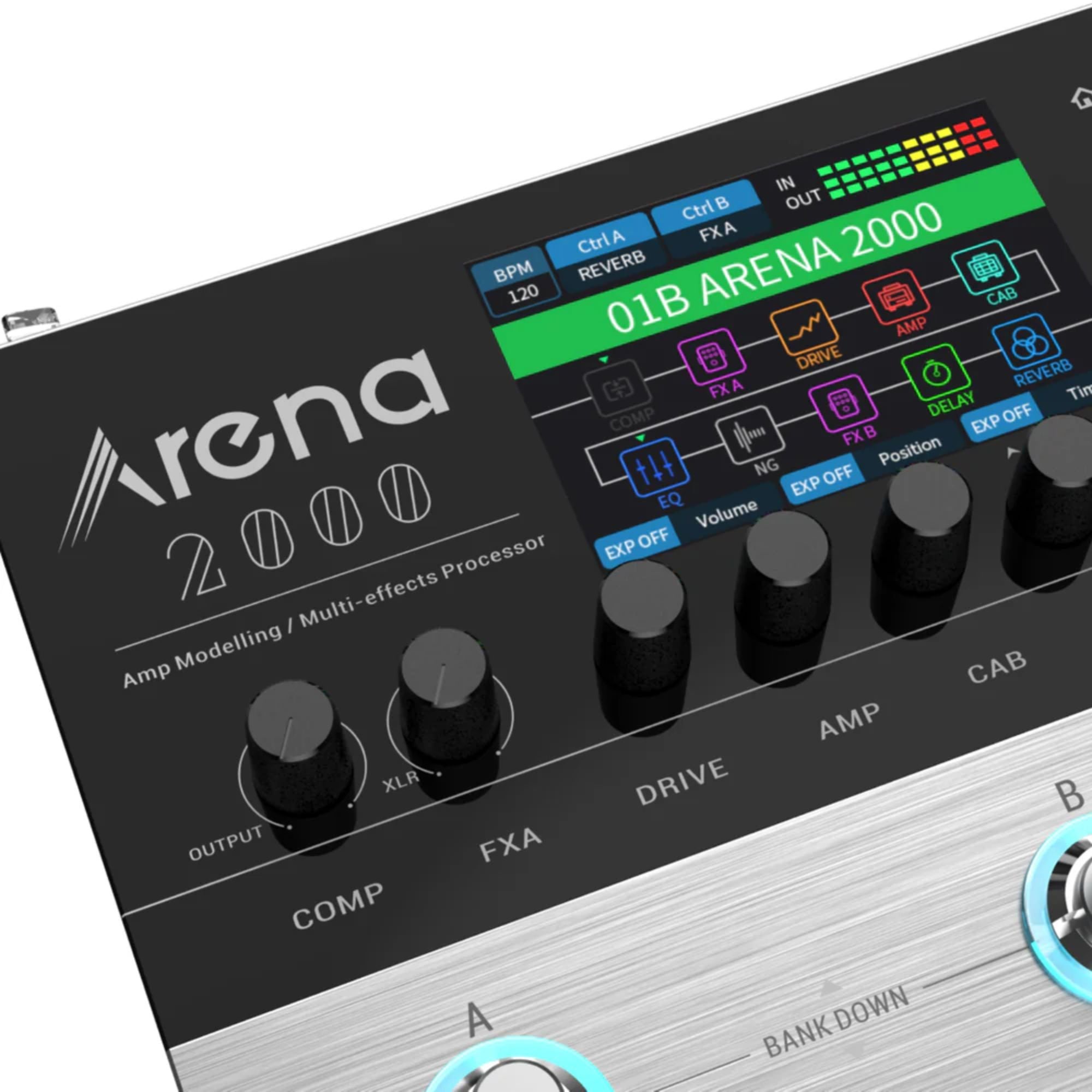 Pedal Multiefecto Donner ARENA 2000