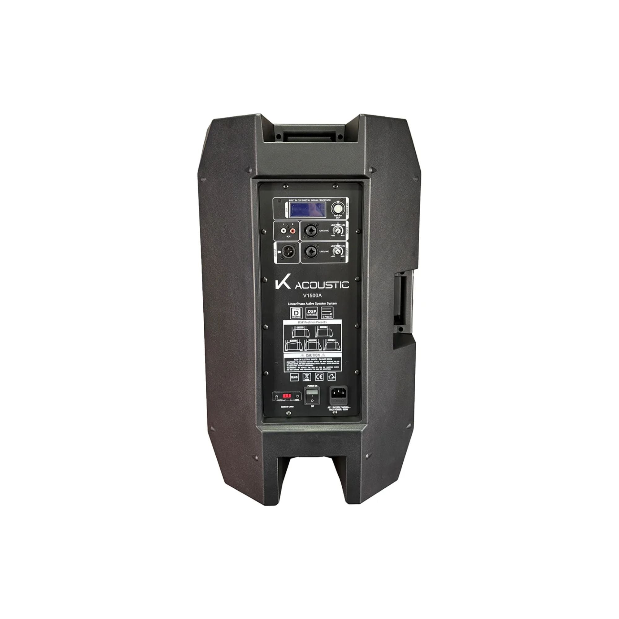 Caja Acústica Activa 15" 400W K-Acoustic V-1500A