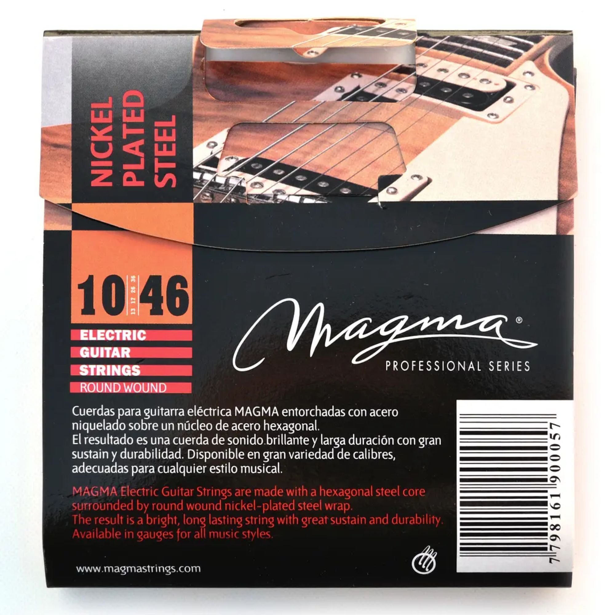 Set de Cuerdas Guitarra Eléctrica Magma GE-140N