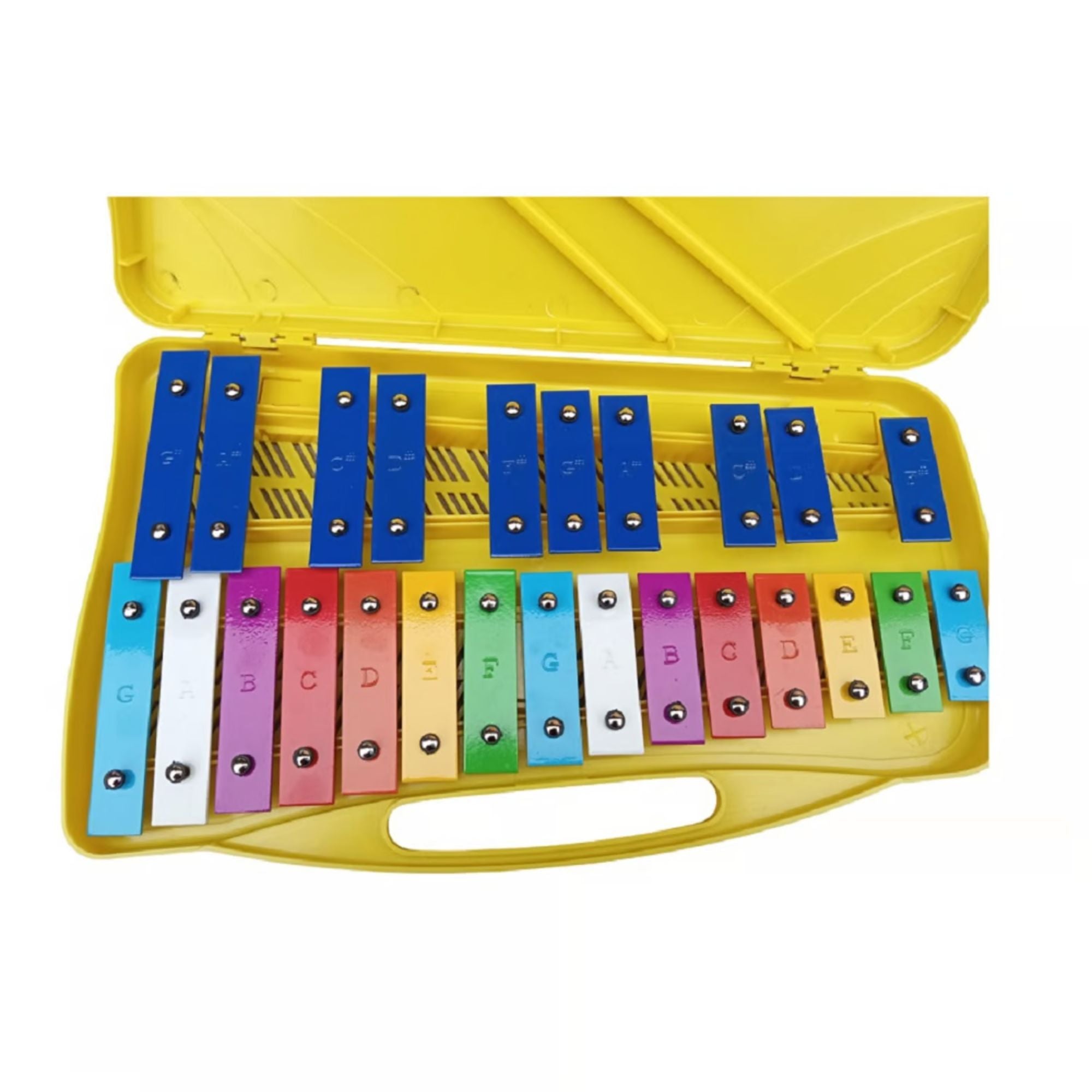 Metalofono Econ. Cromatico 25 Notas Amarillo Allegro MET25YL