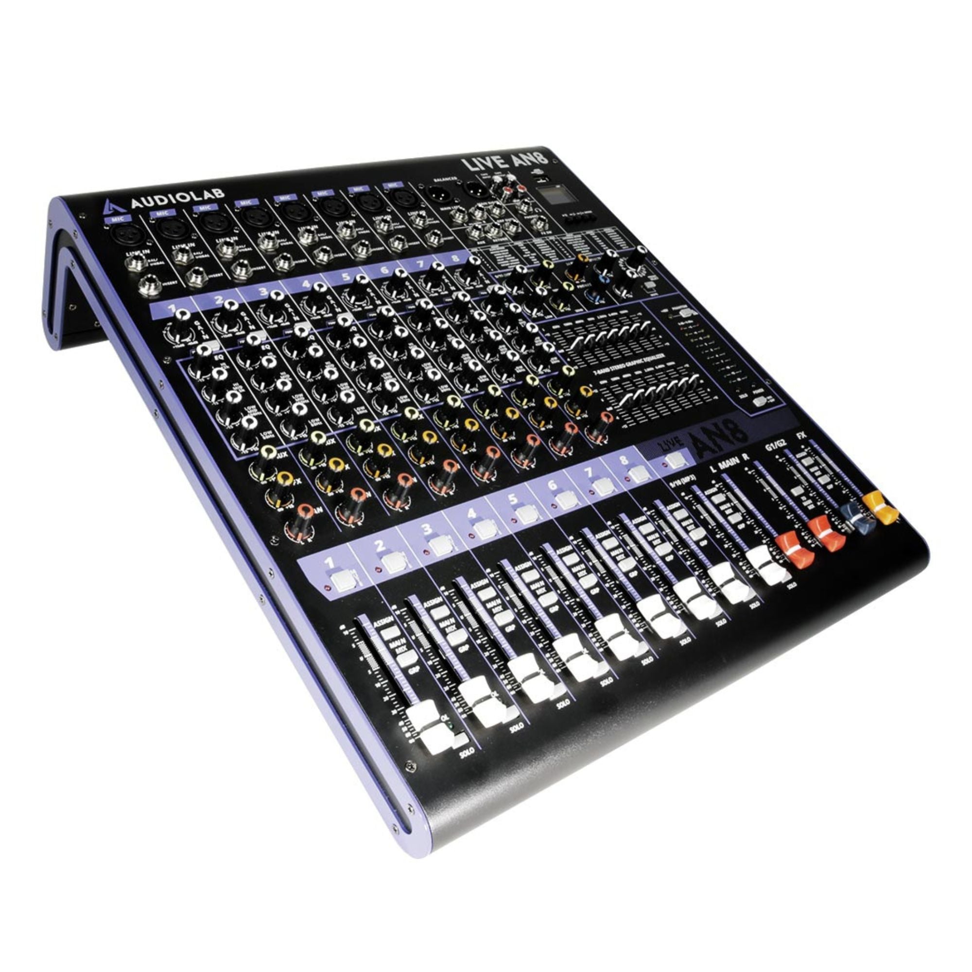 Mixer 8 Canales Audiolab LIVE AN8