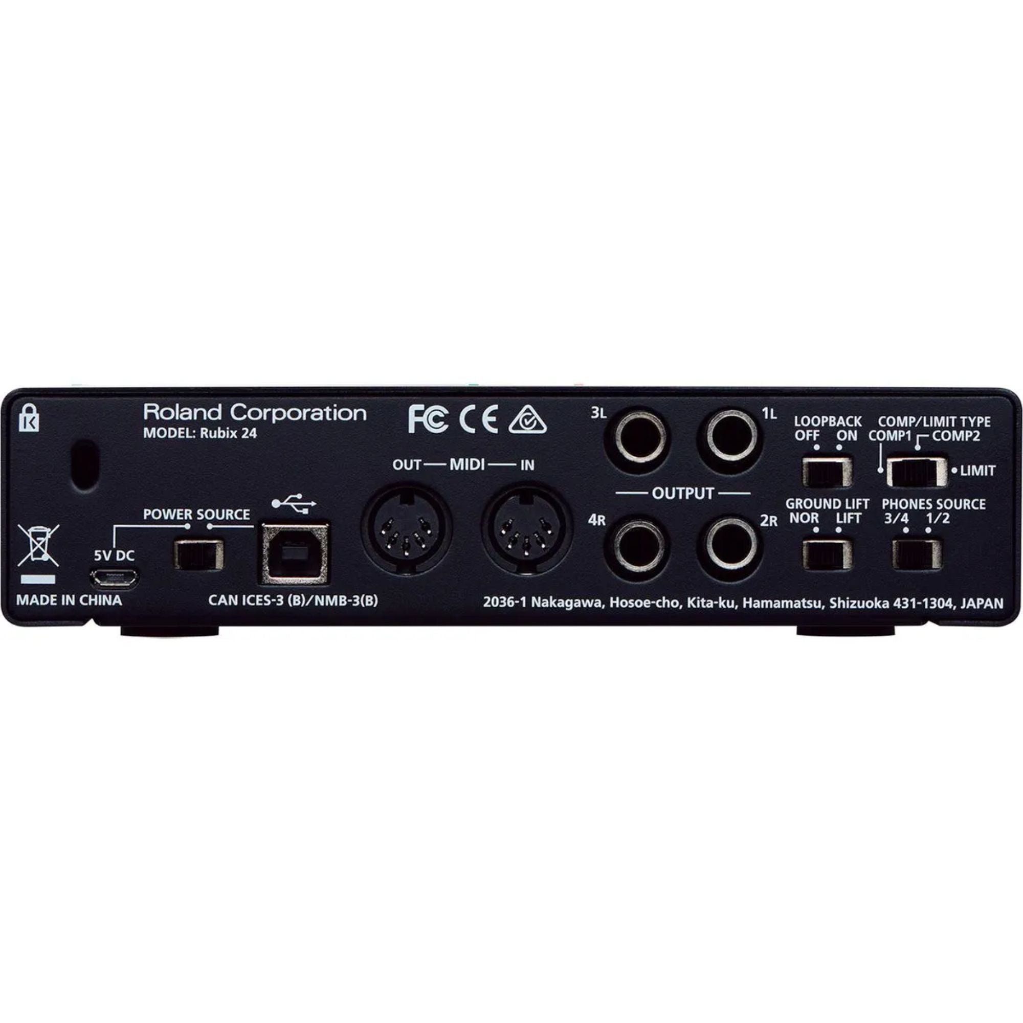 Interfaz de audio Roland RUBIX24 USB - iPad - Mac y PC