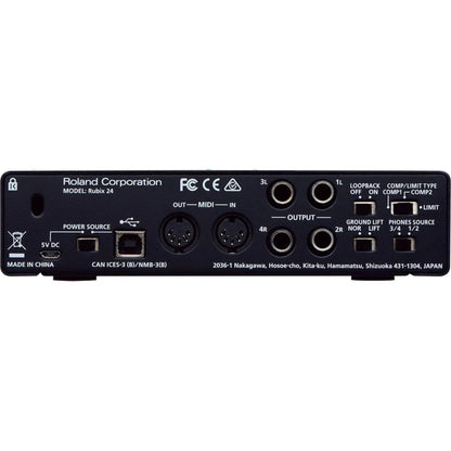 Interfaz de audio Roland RUBIX24 USB - iPad - Mac y PC