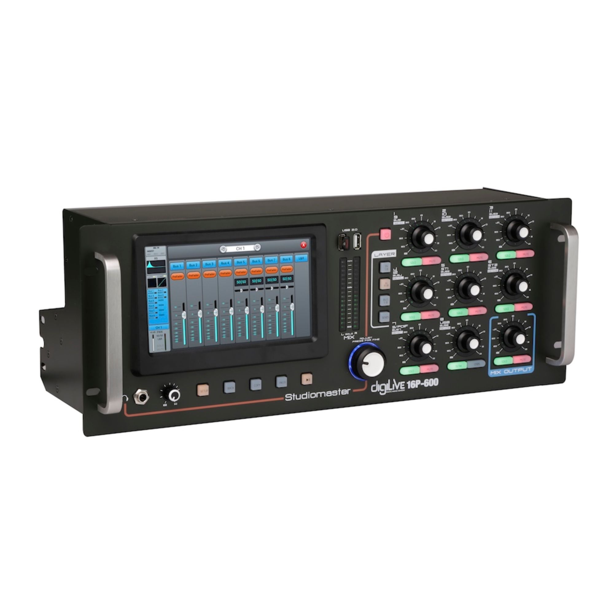 Power Mixer Digital Studiomaster Digilive 16P-600